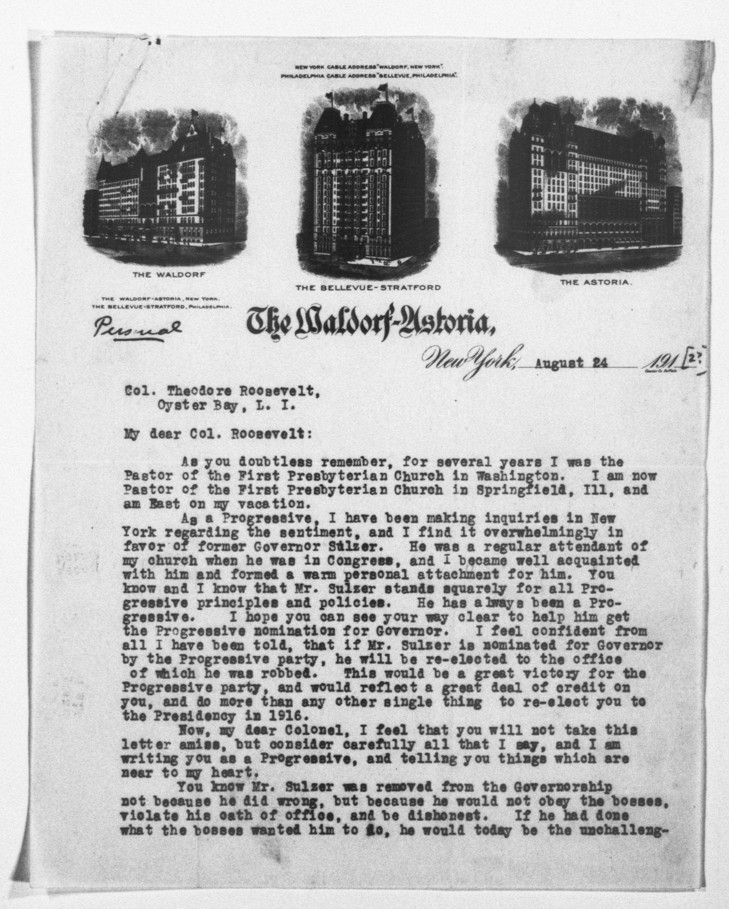 Scanned image of the current content page