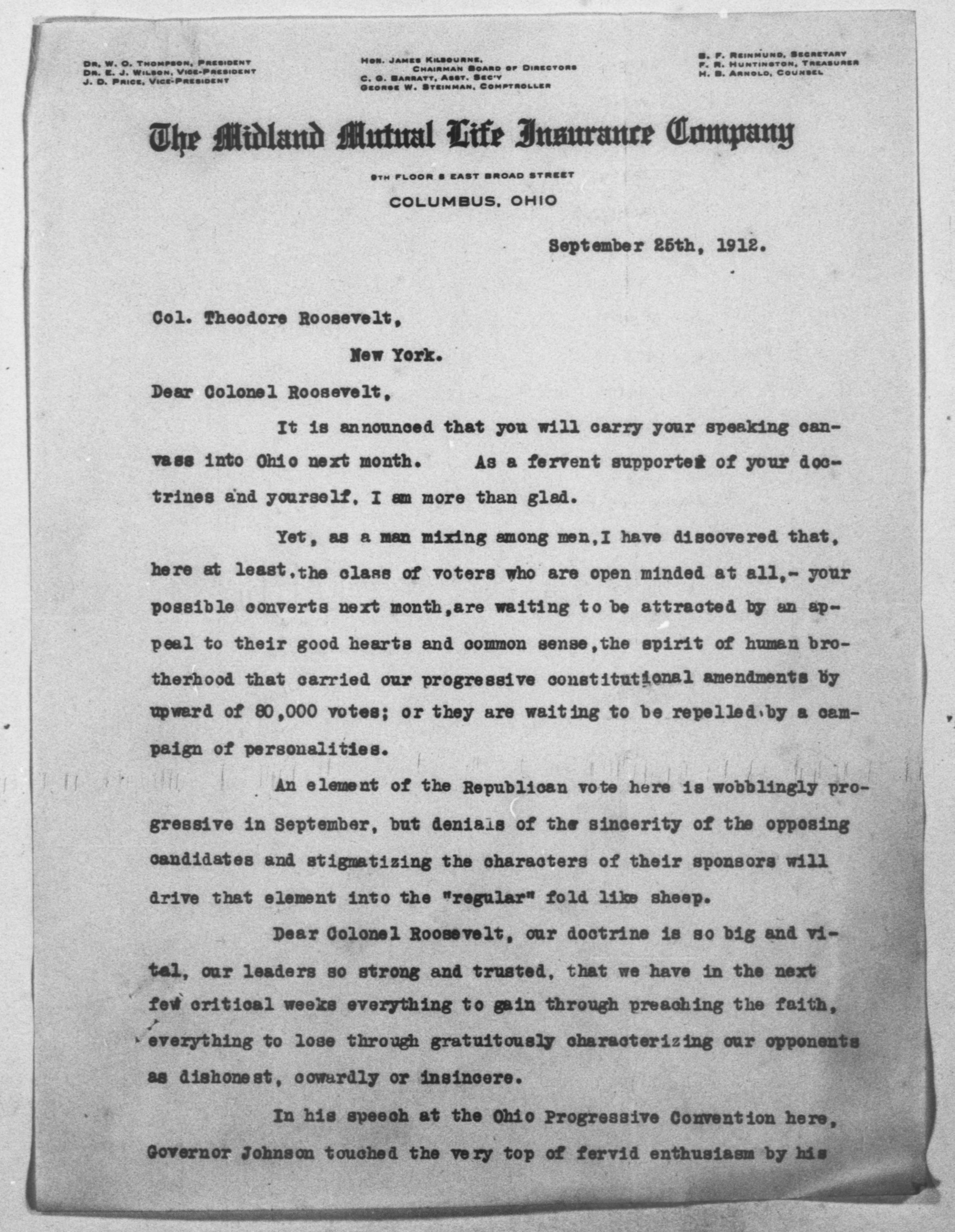 Scanned image of the current content page