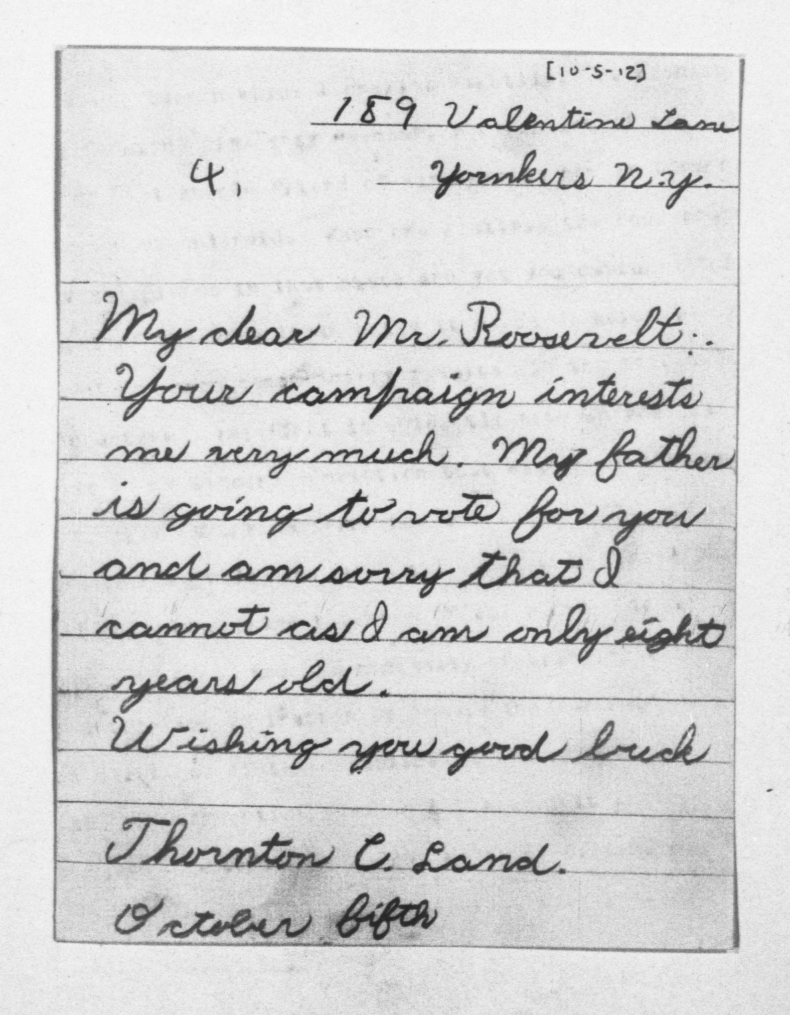 Scanned image of the current content page