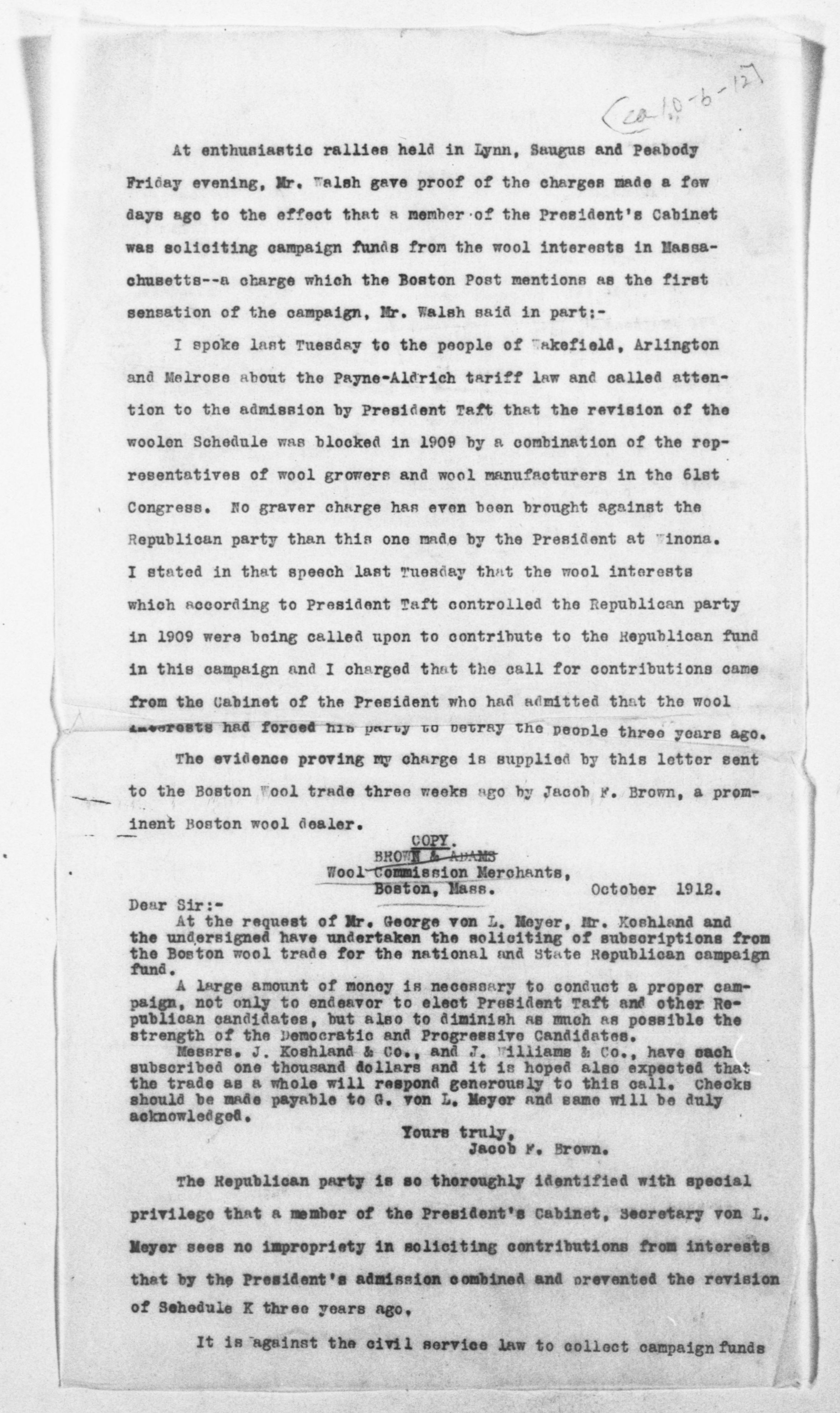 Scanned image of the current content page