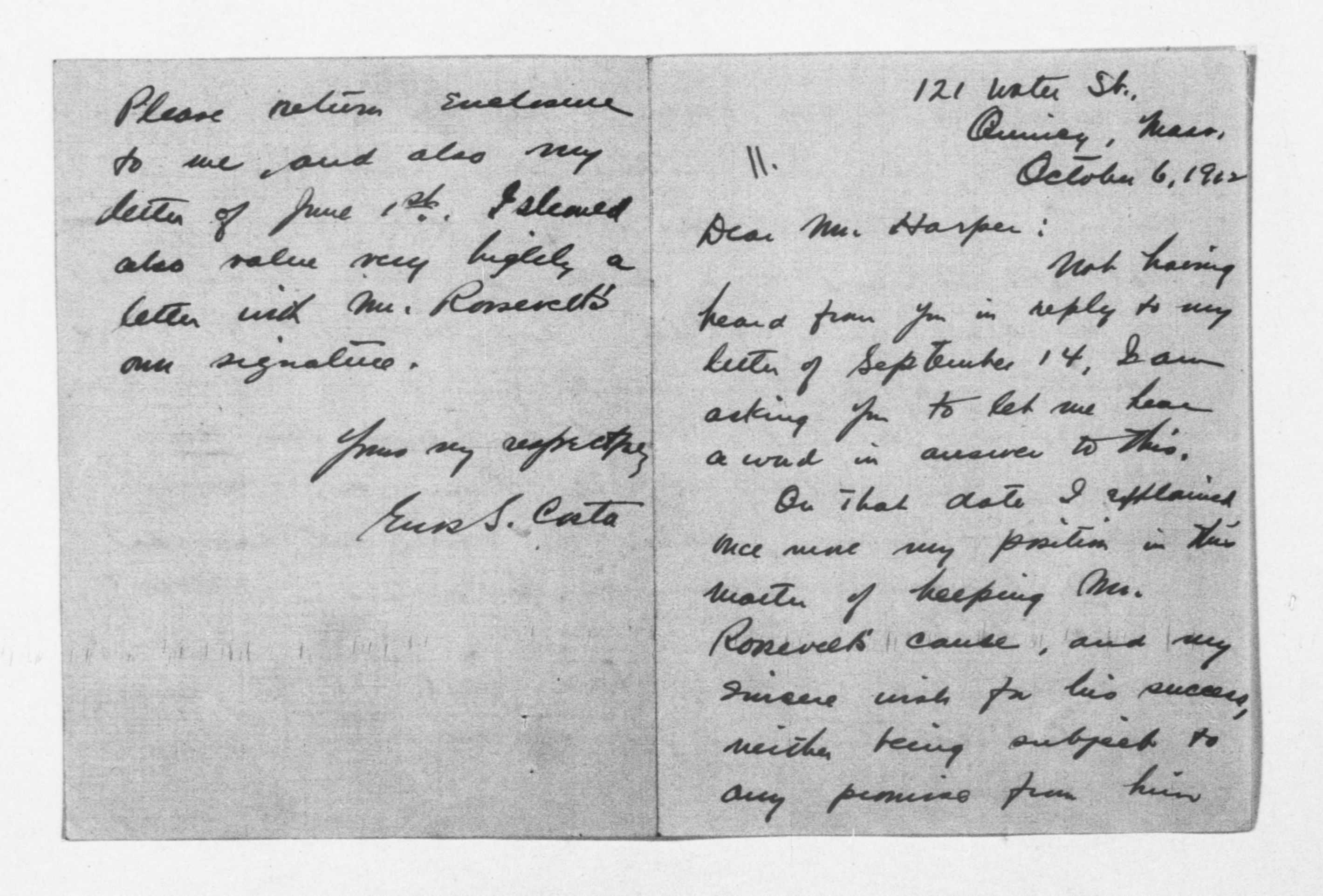 Scanned image of the current content page