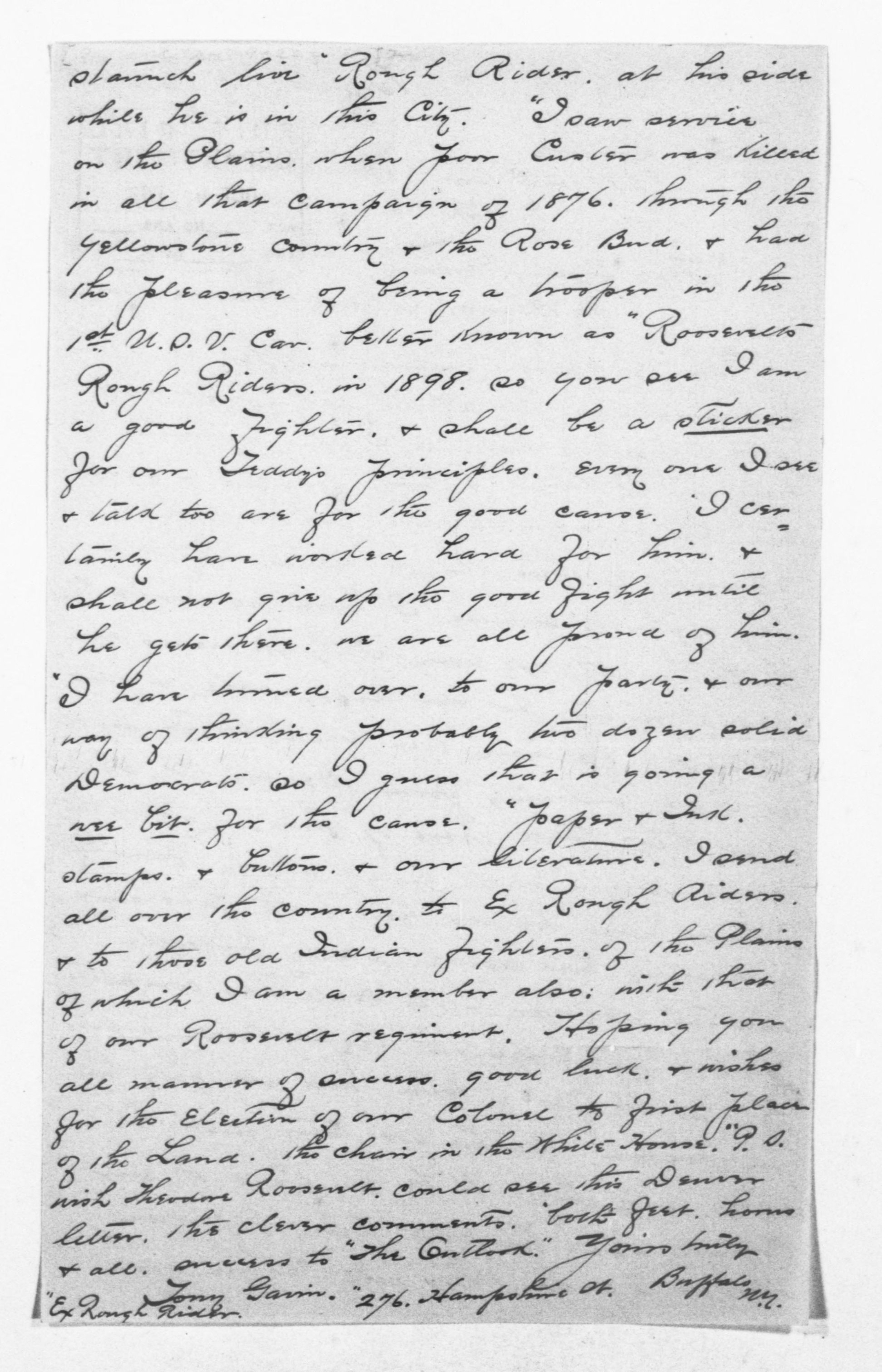 Scanned image of the current content page