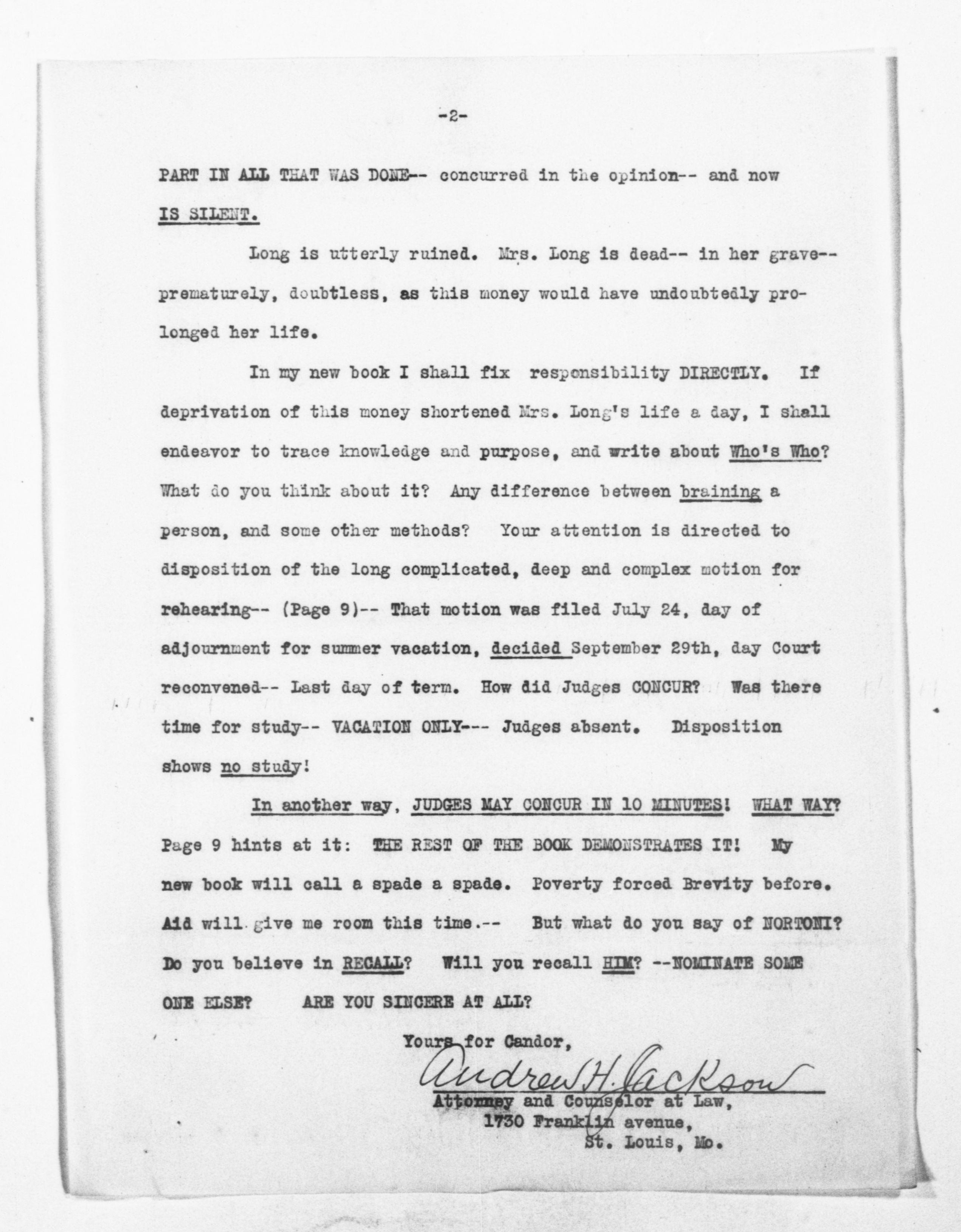 Scanned image of the current content page