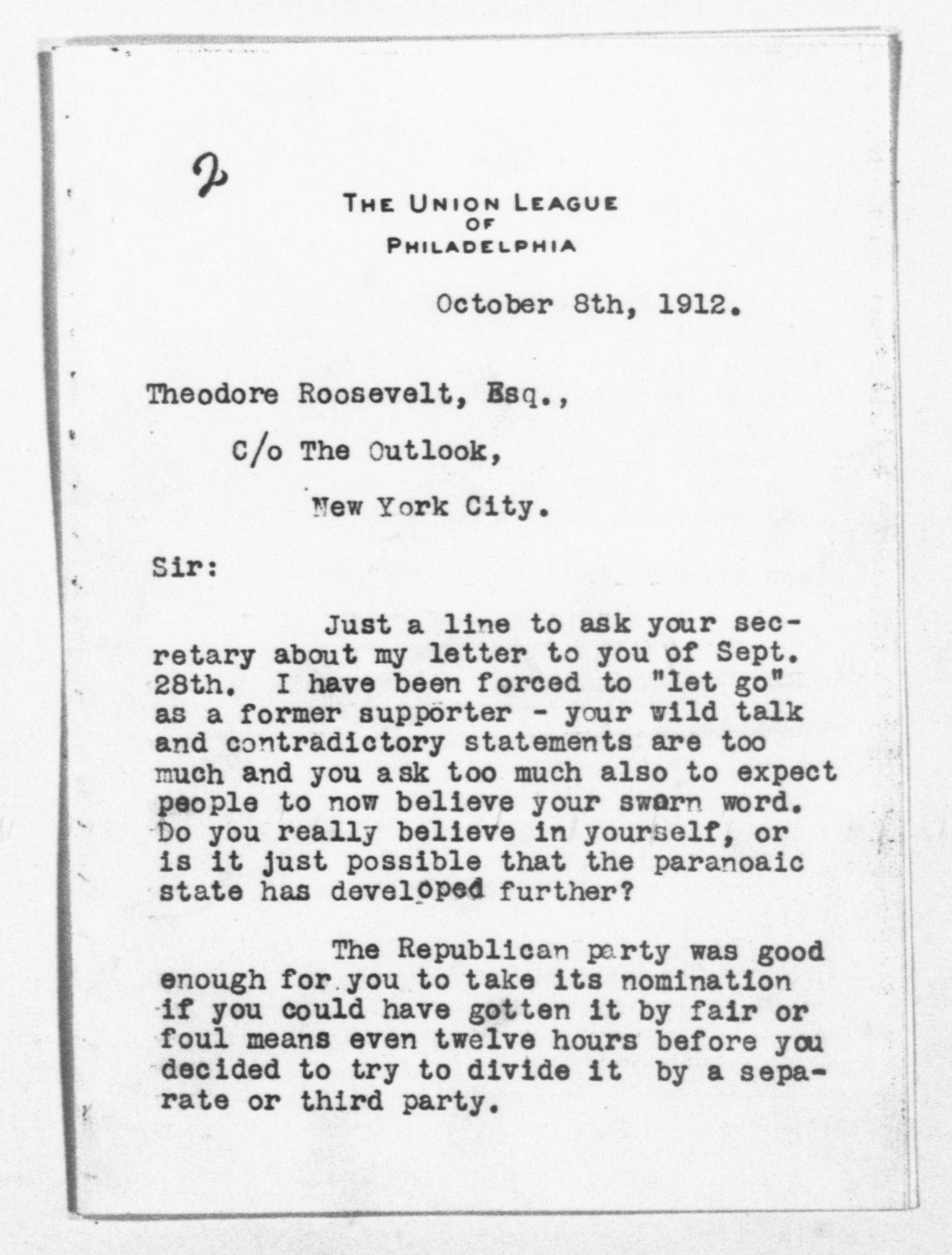 Scanned image of the current content page