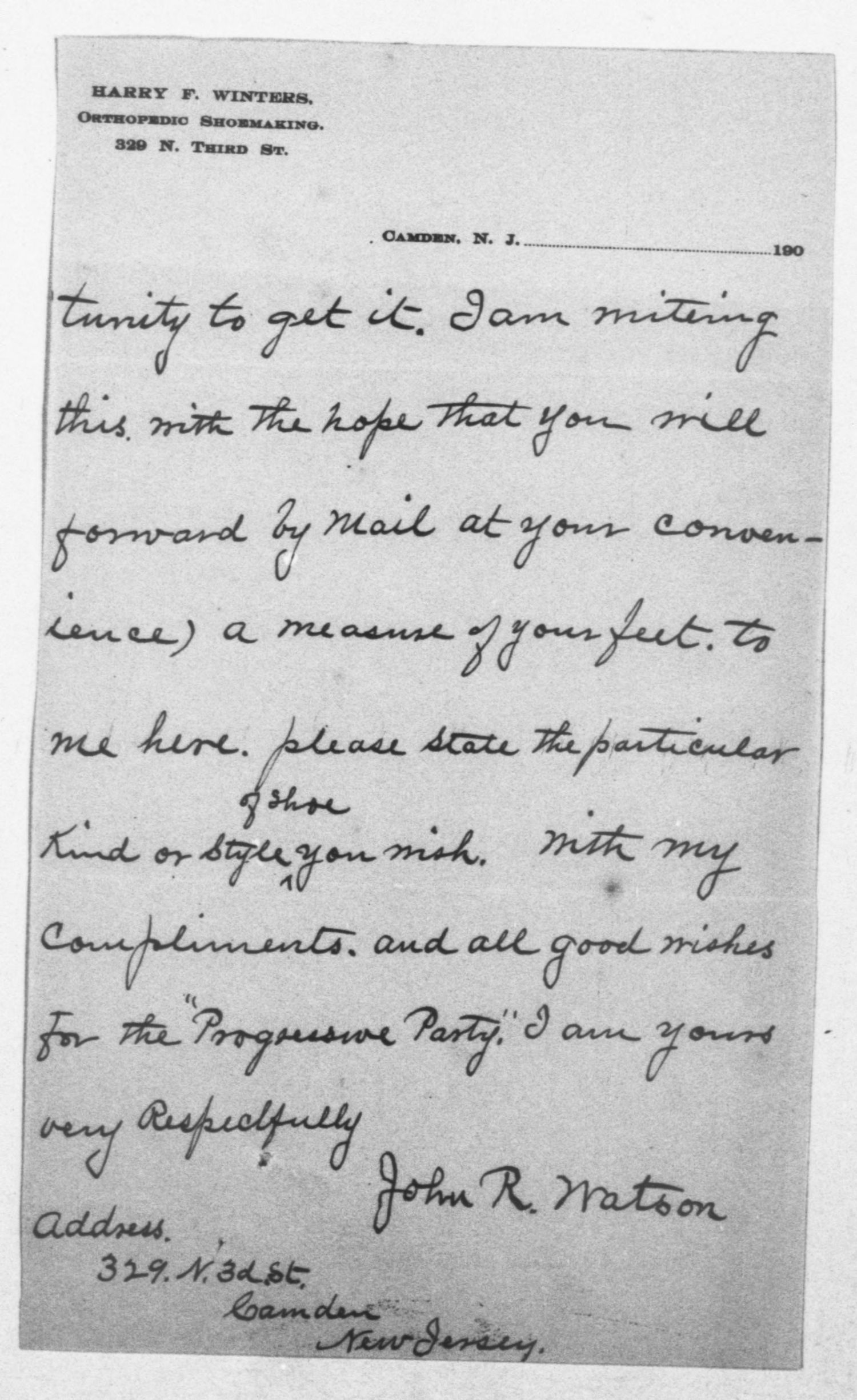 Scanned image of the current content page