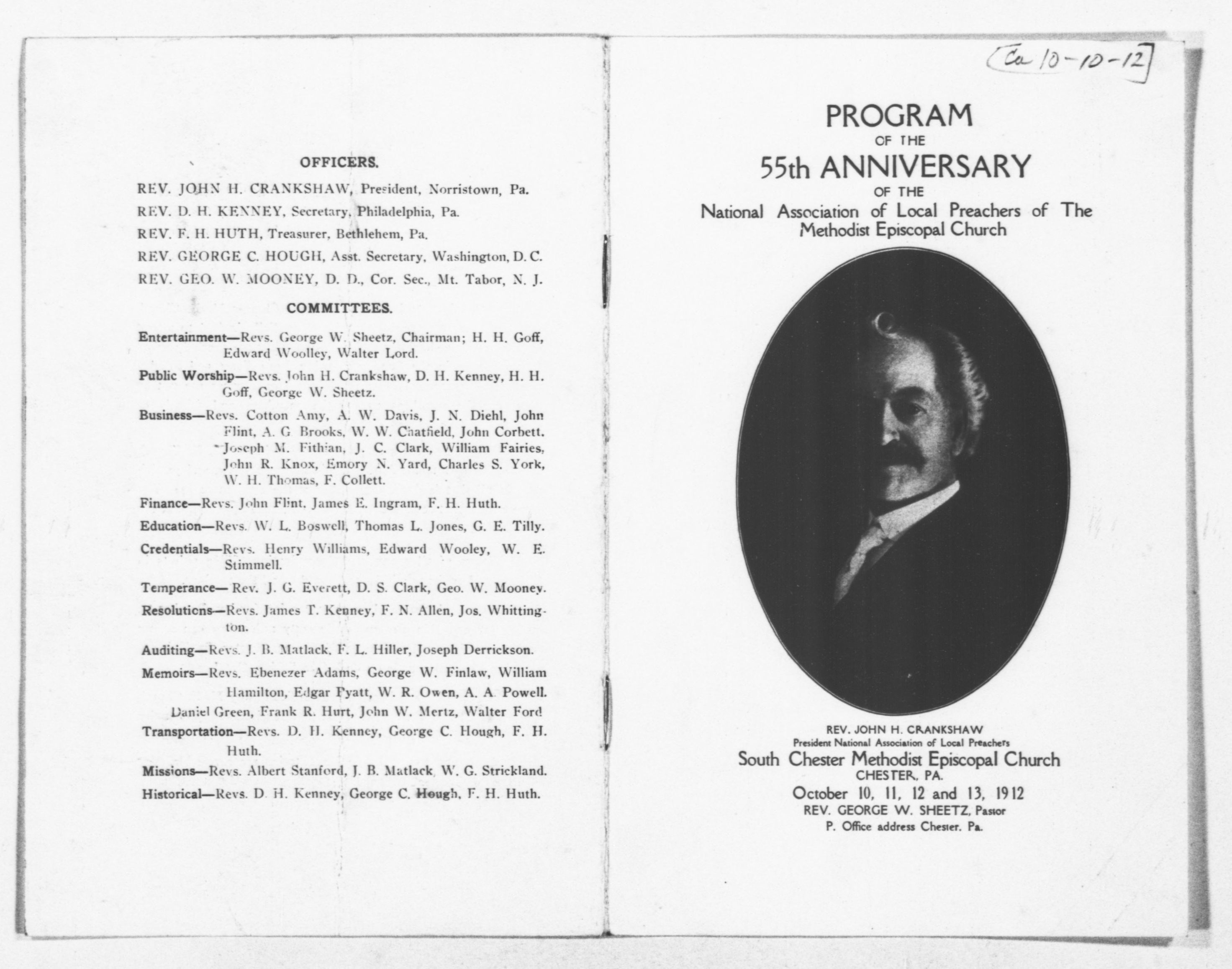 Scanned image of the current content page