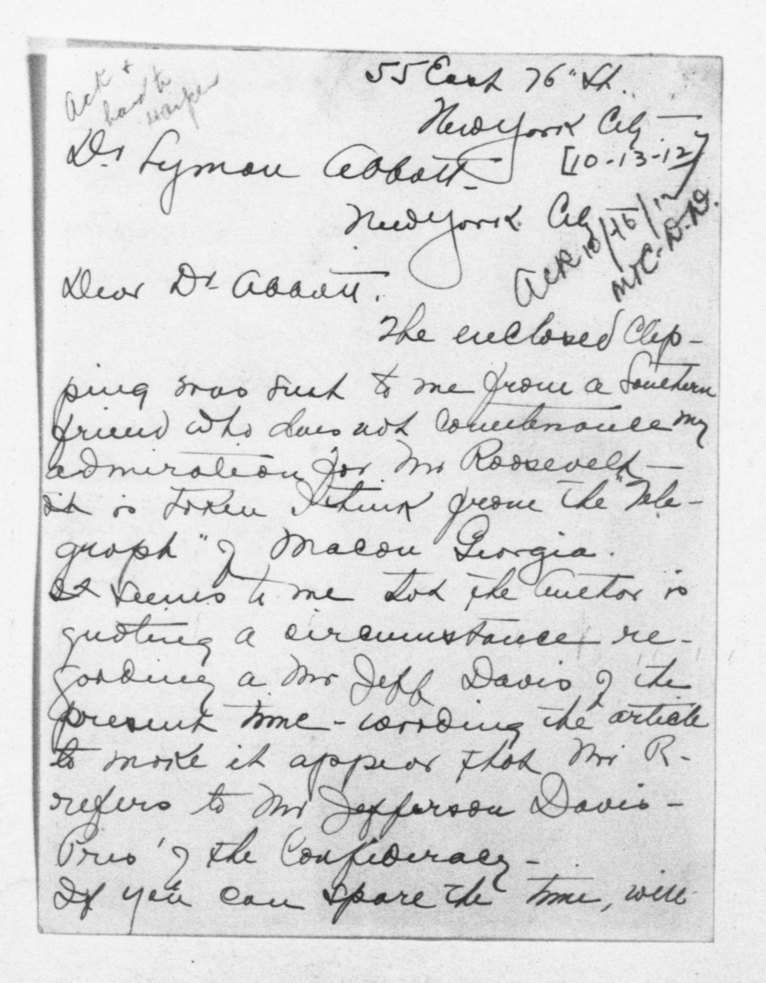 Scanned image of the current content page