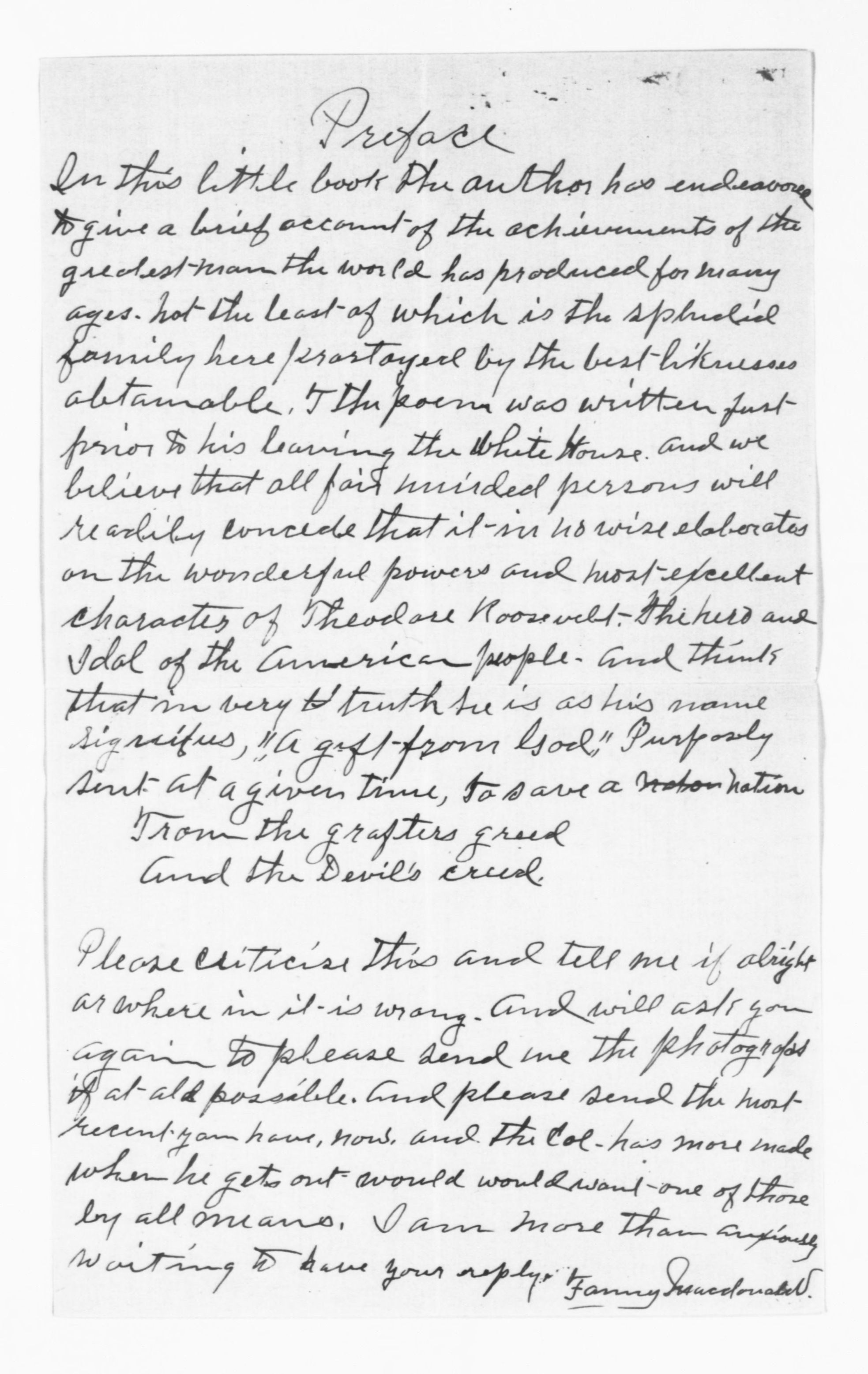 Scanned image of the current content page