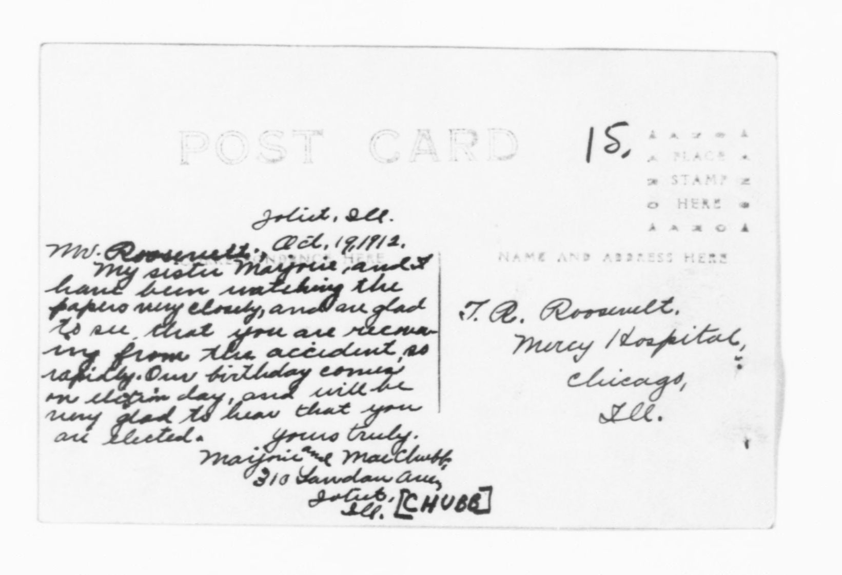 Scanned image of the current content page
