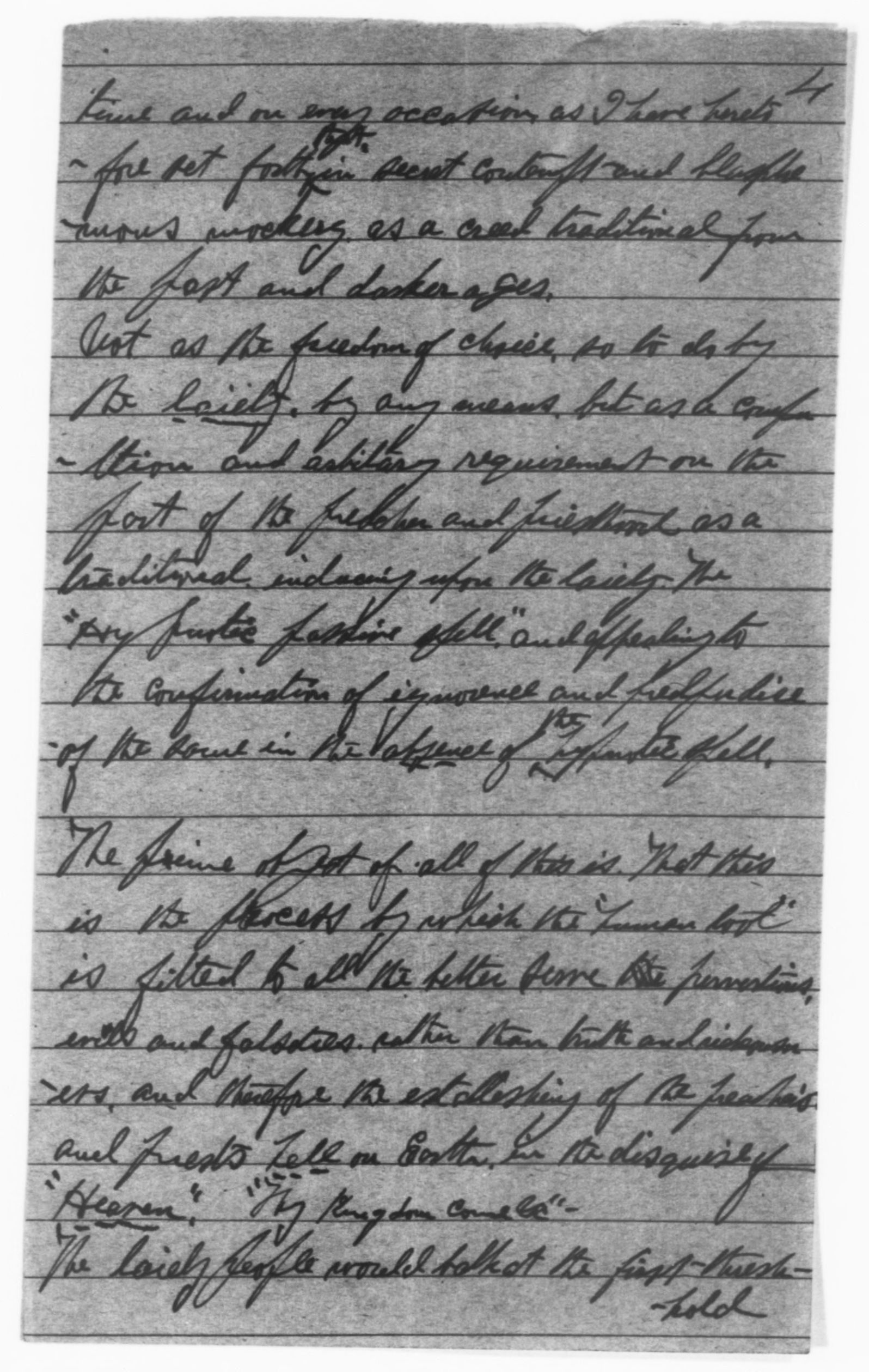 Scanned image of the current content page