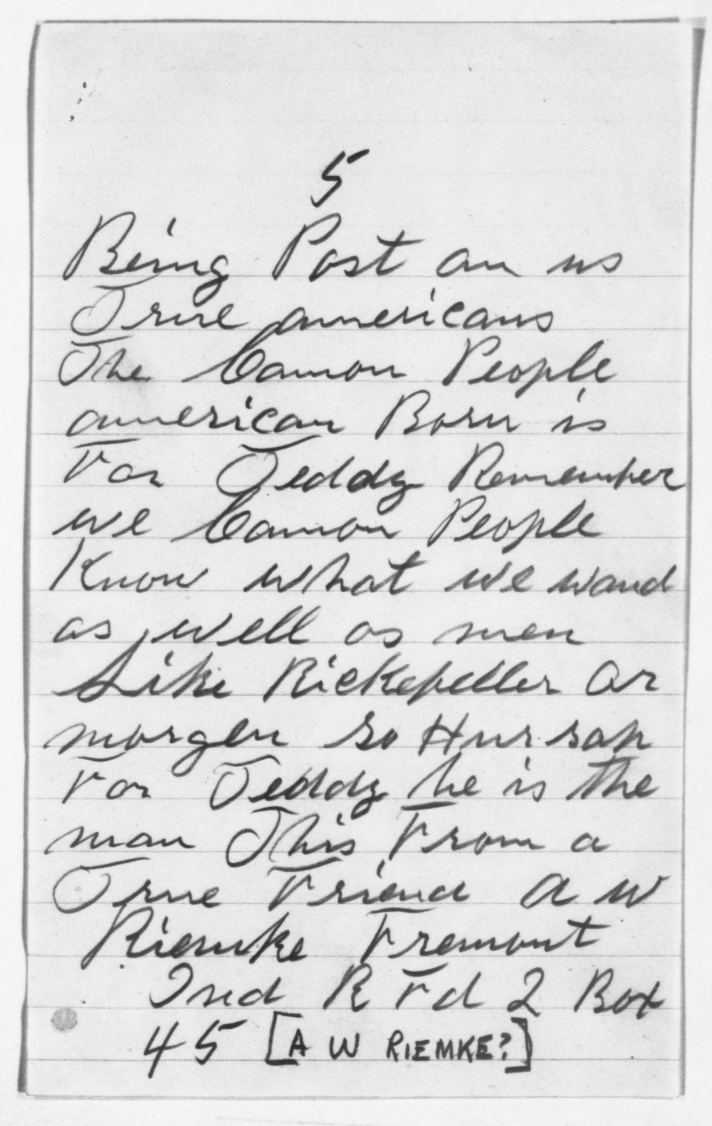 Scanned image of the current content page