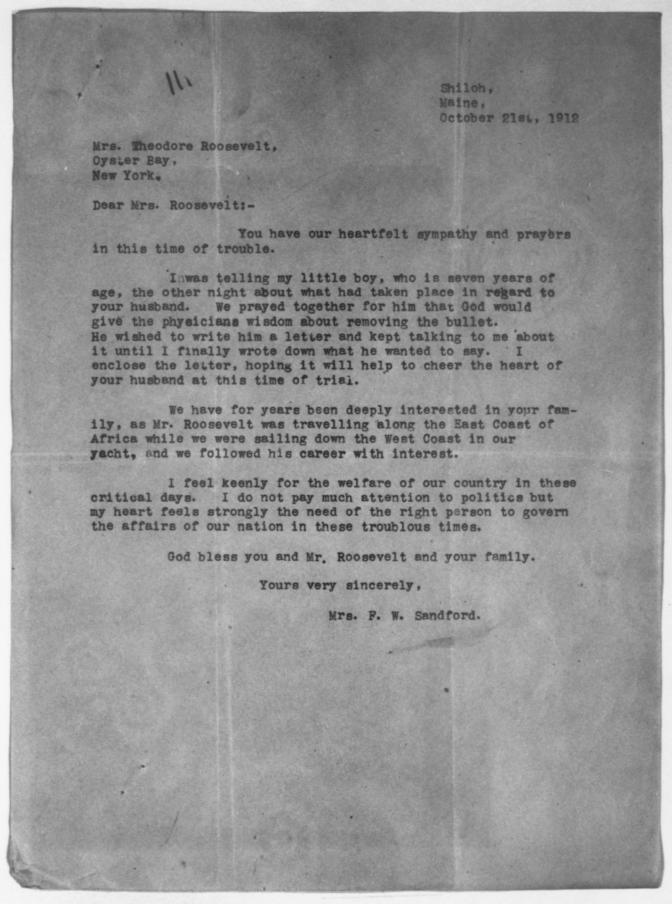 Scanned image of the current content page