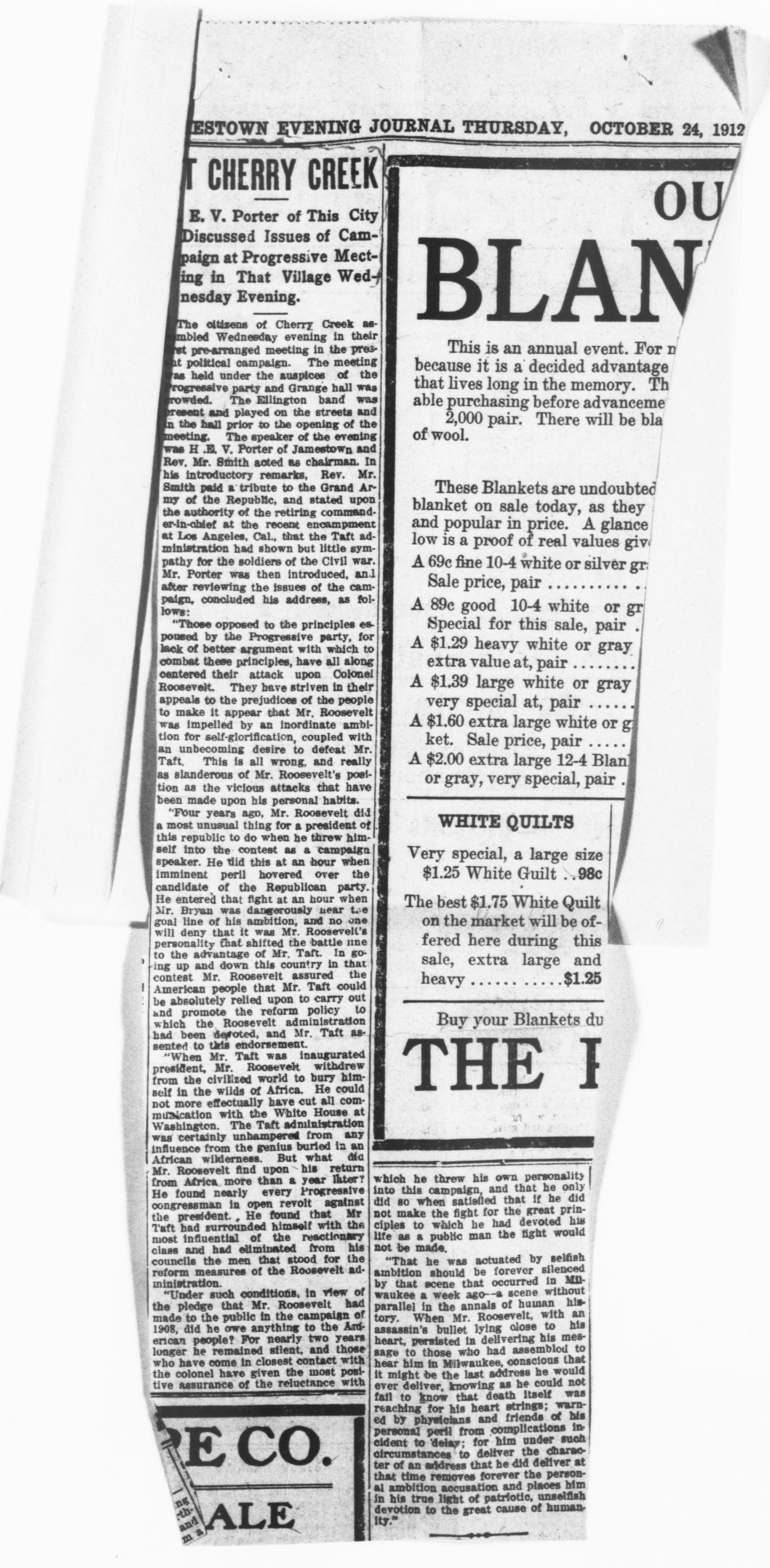 Scanned image of the current content page