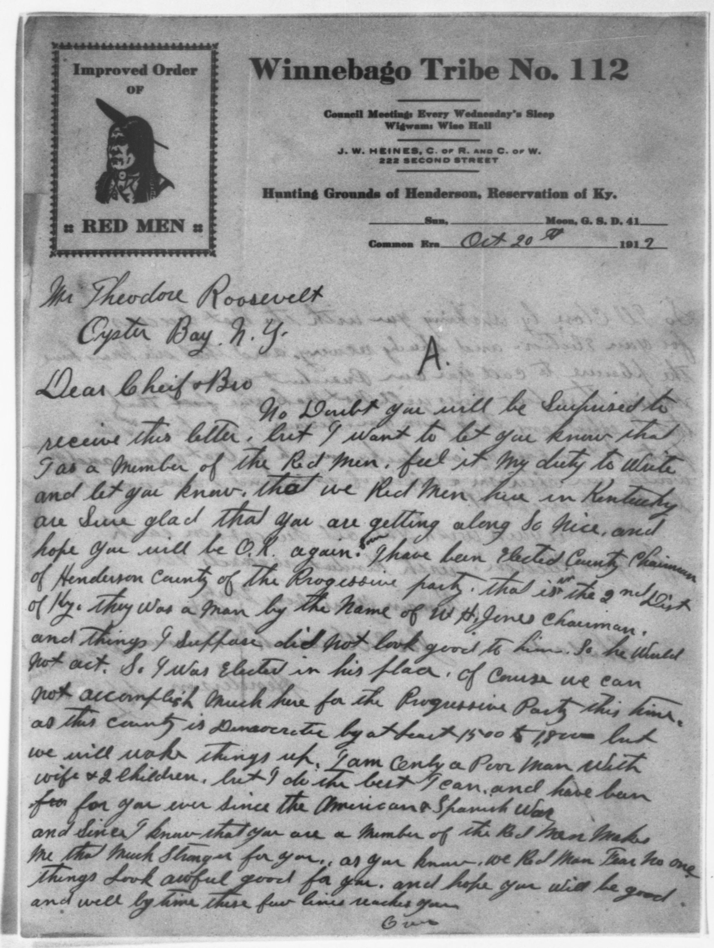 Scanned image of the current content page