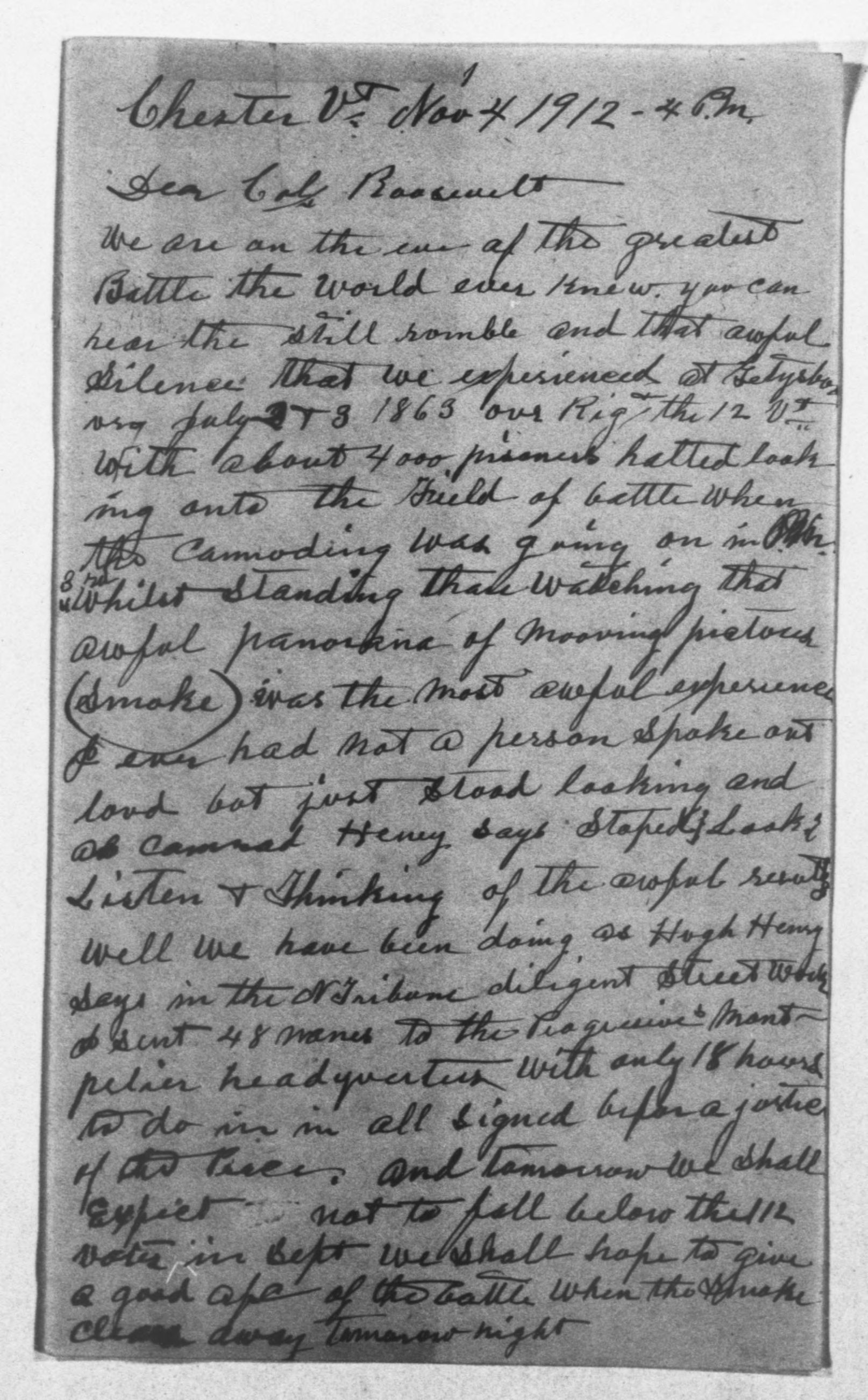 Scanned image of the current content page