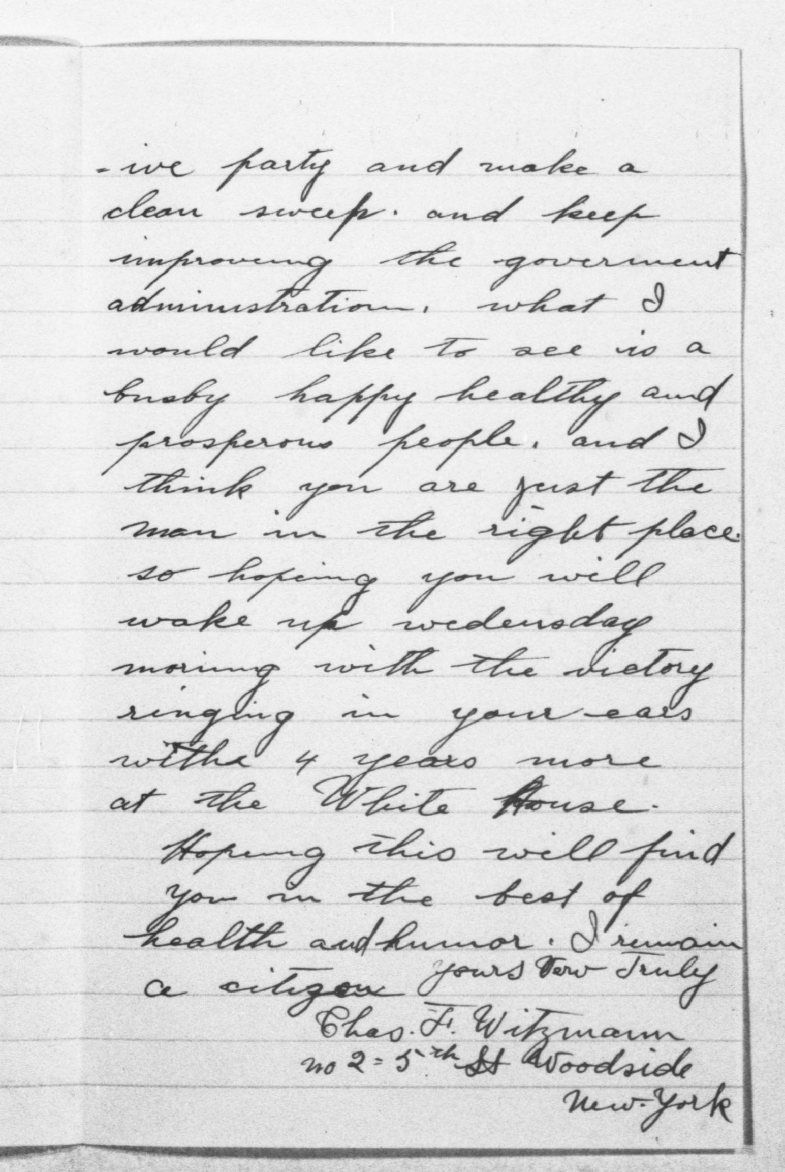 Scanned image of the current content page