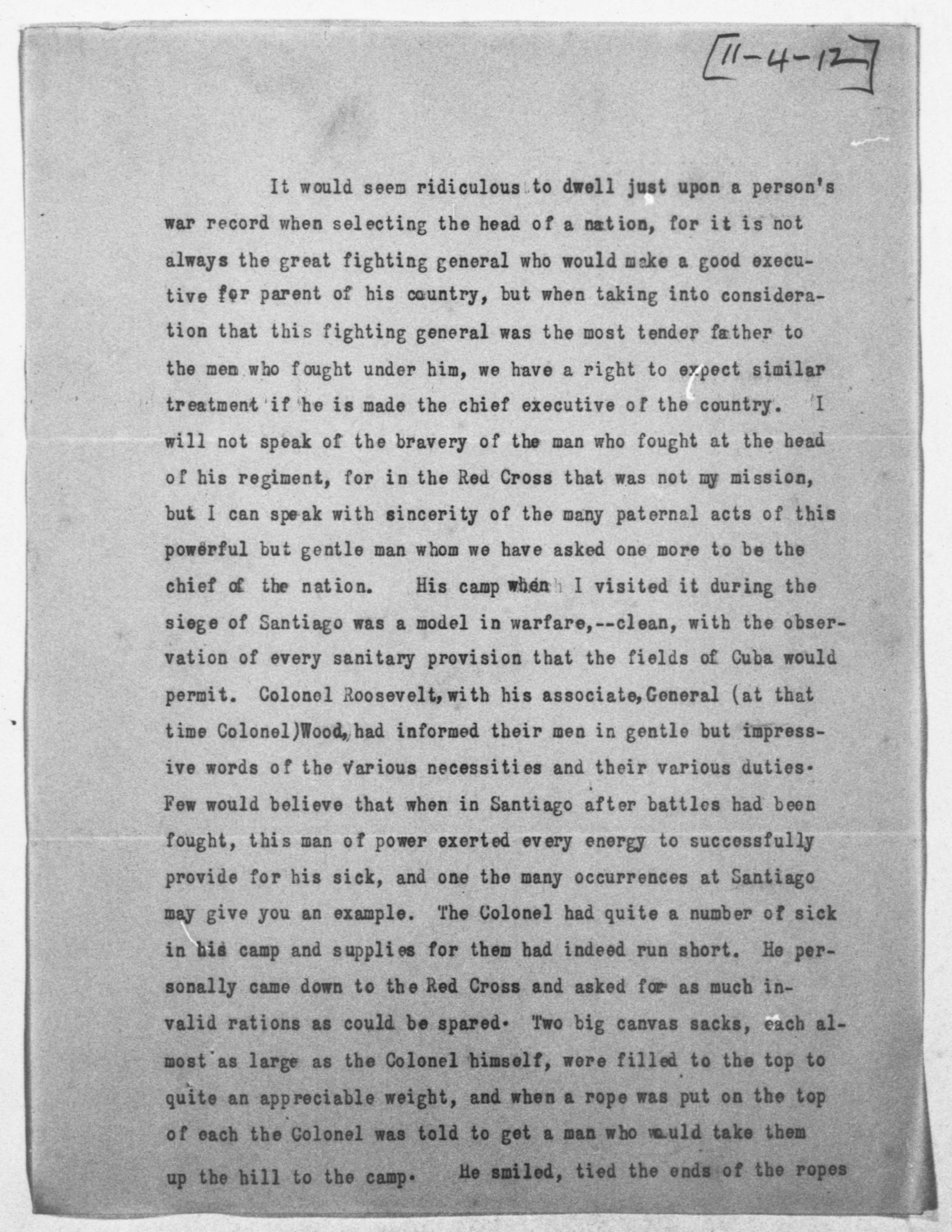 Scanned image of the current content page