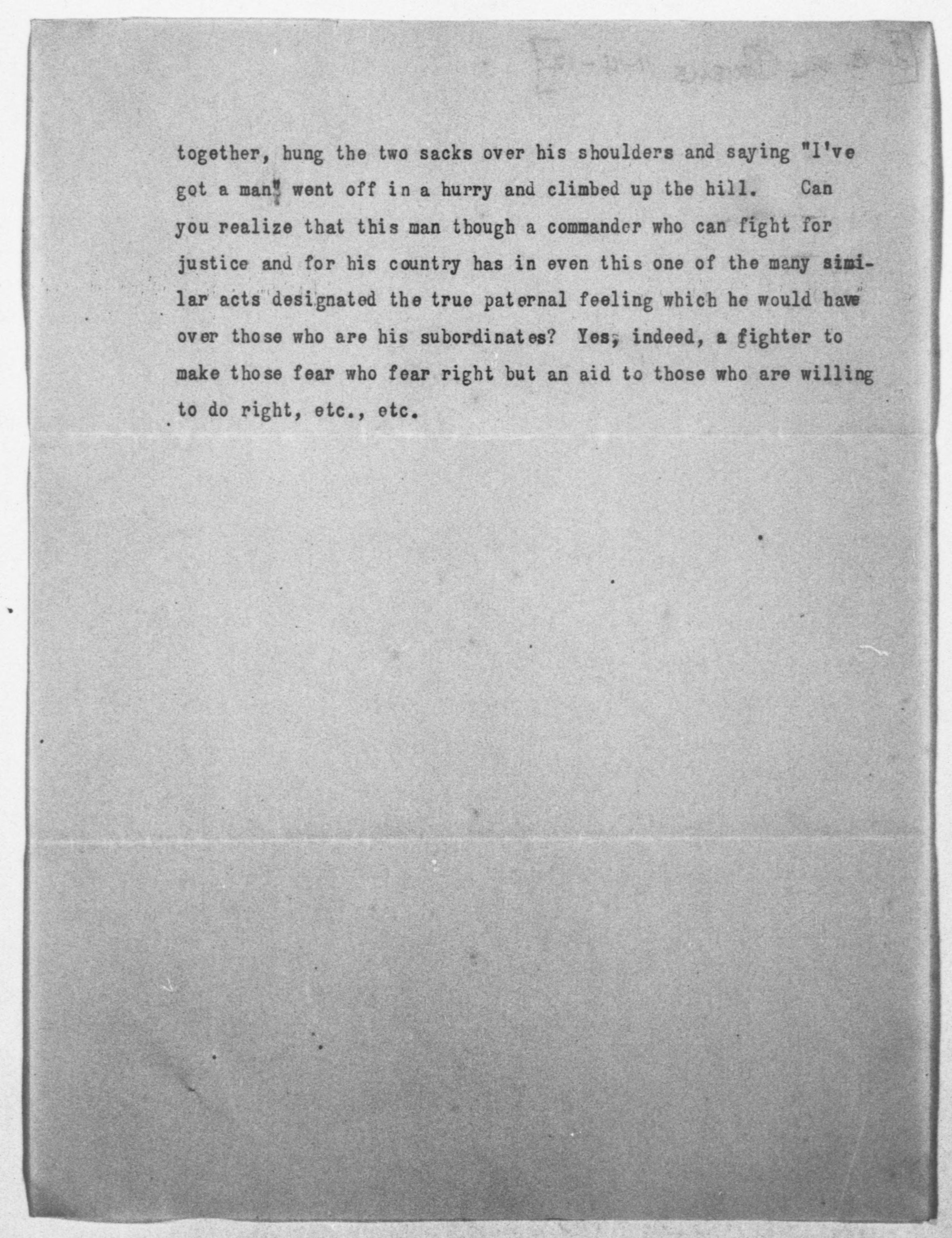 Scanned image of the current content page