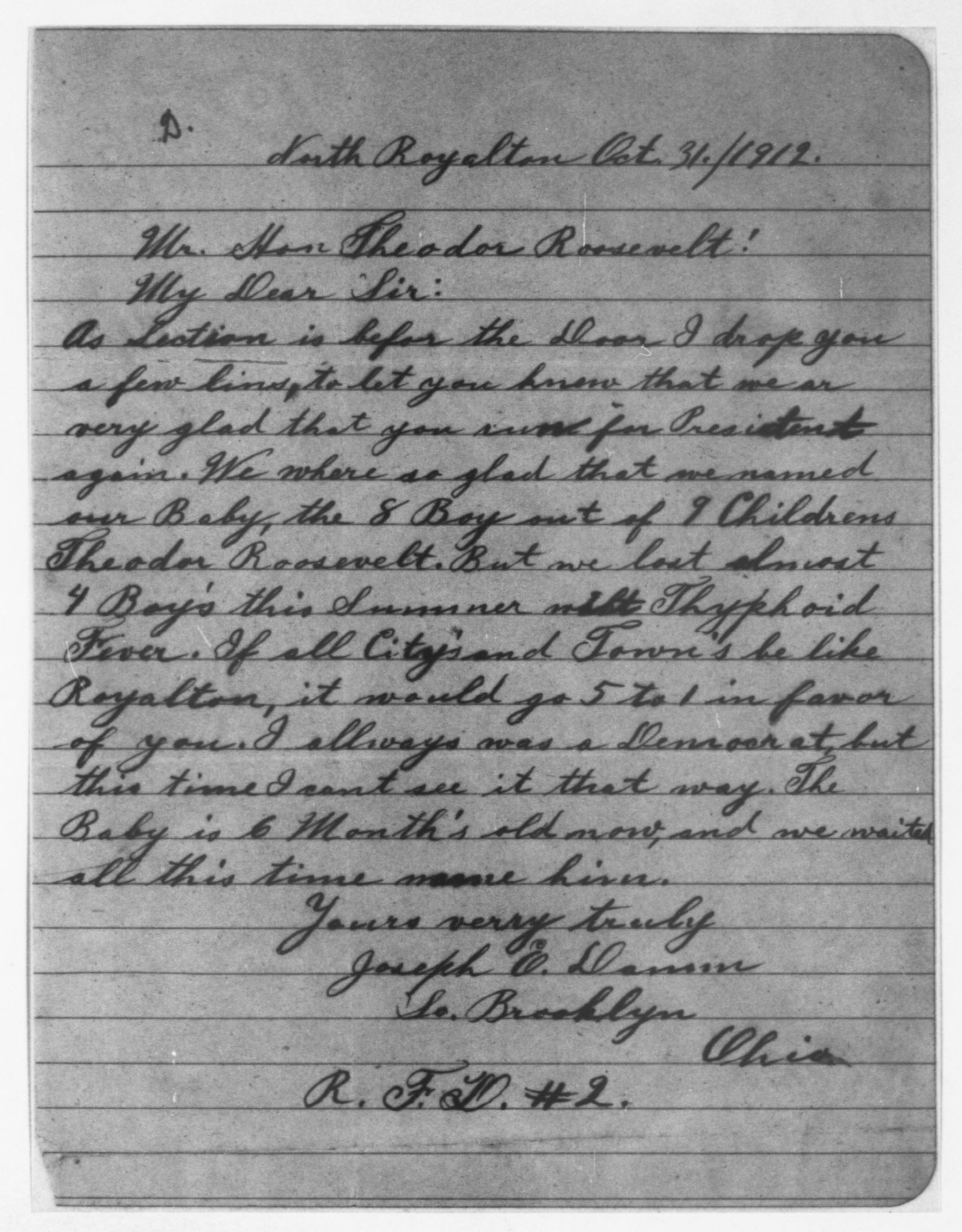 Scanned image of the current content page