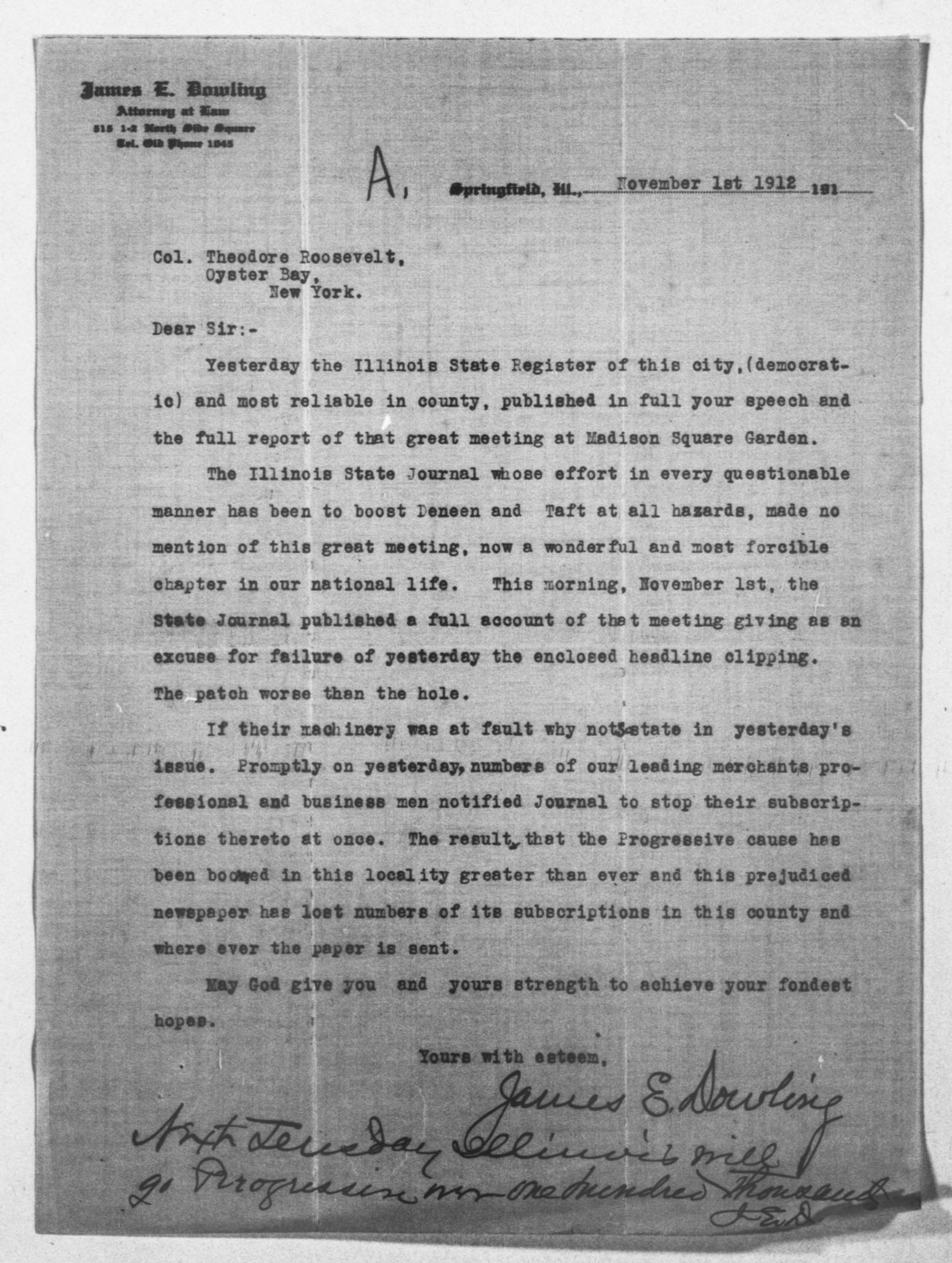 Scanned image of the current content page