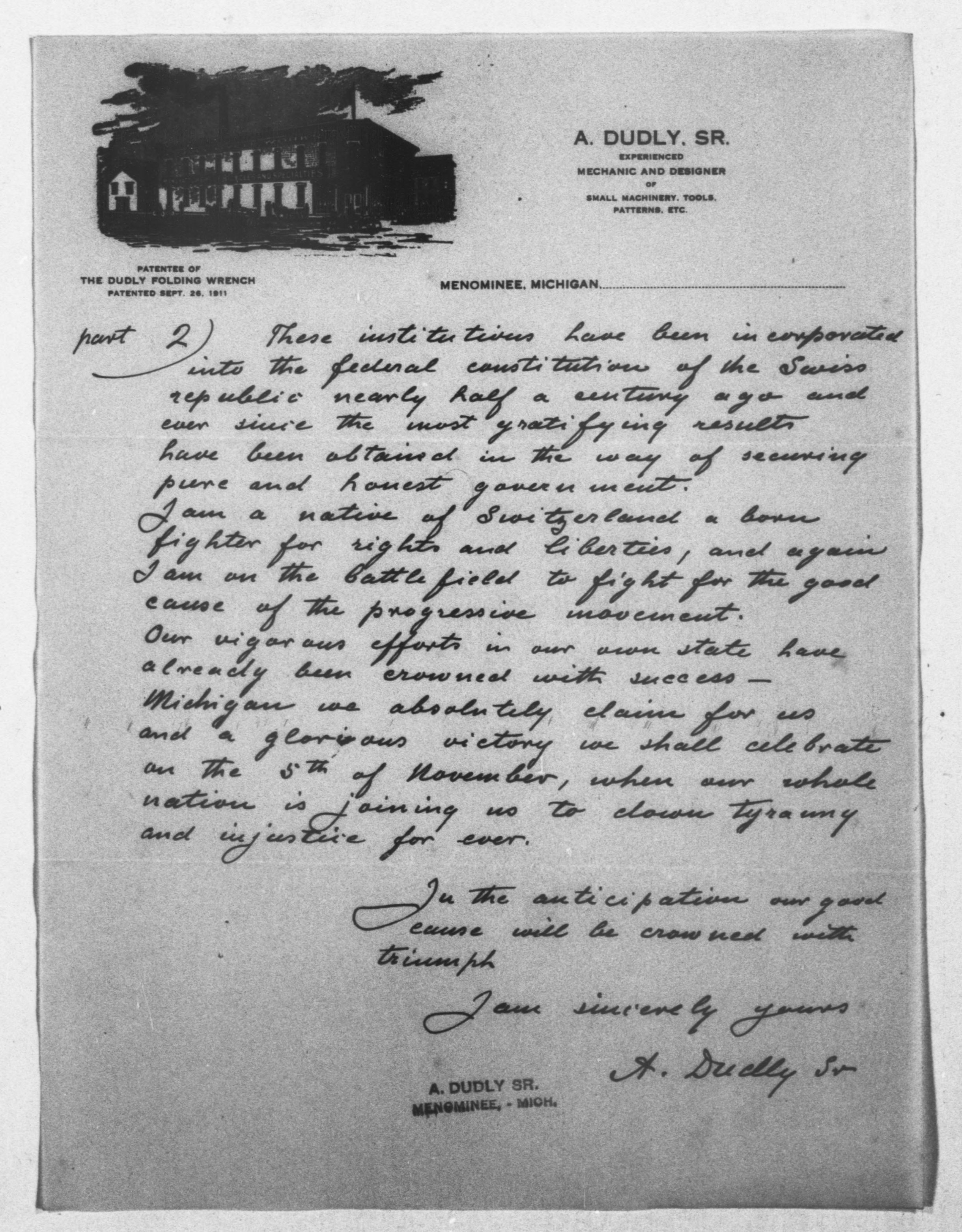 Scanned image of the current content page