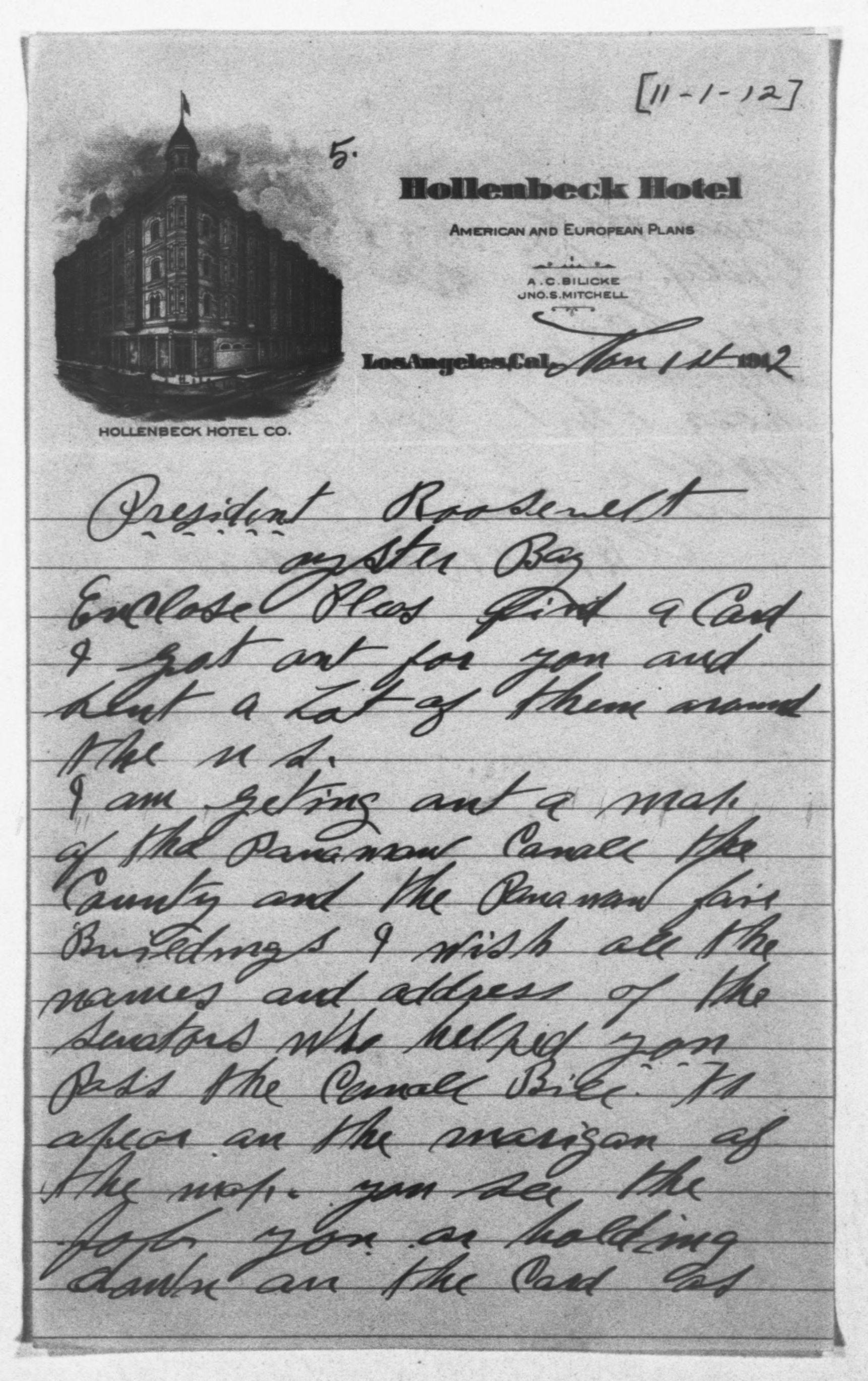 Scanned image of the current content page