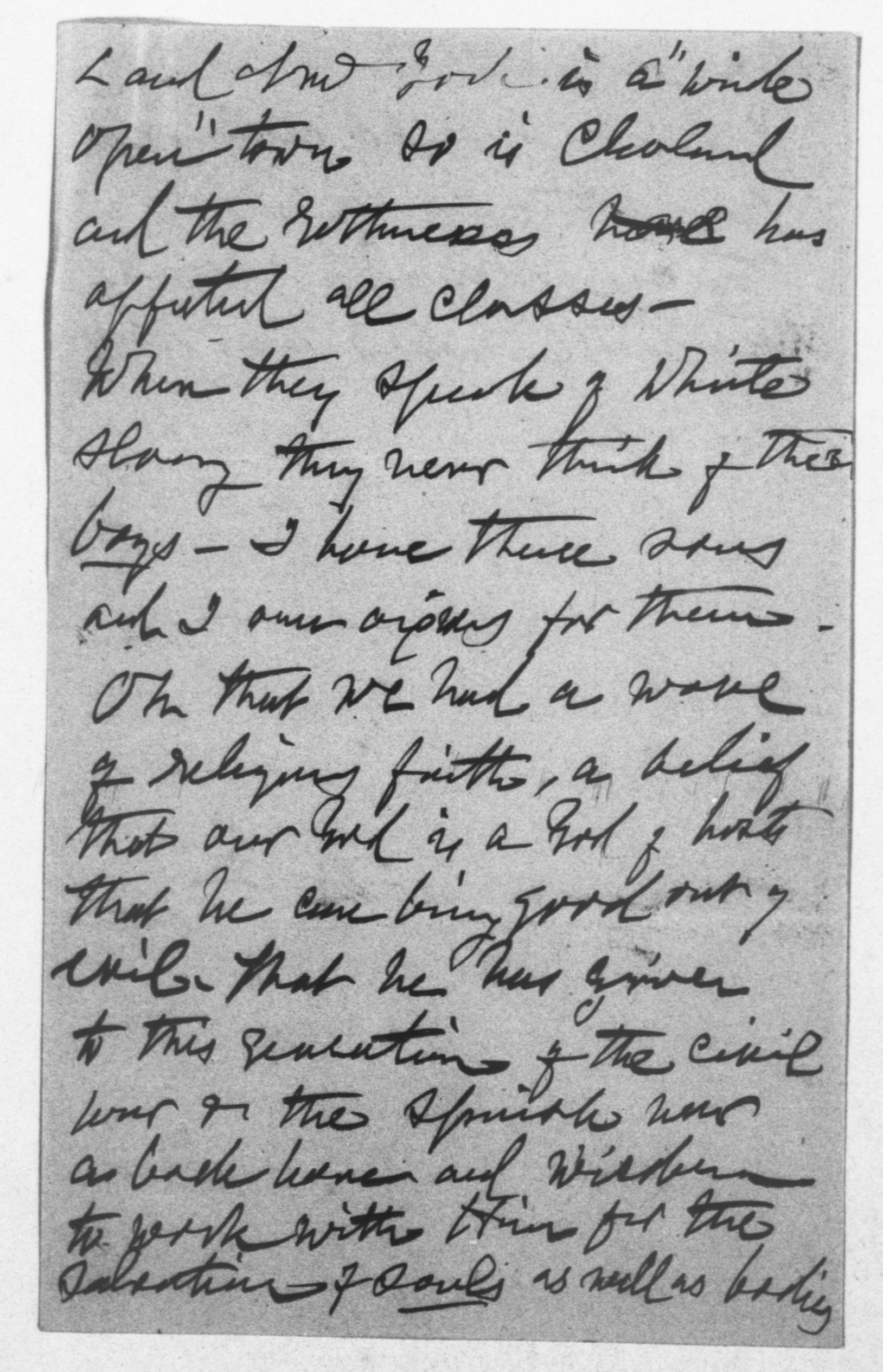 Scanned image of the current content page