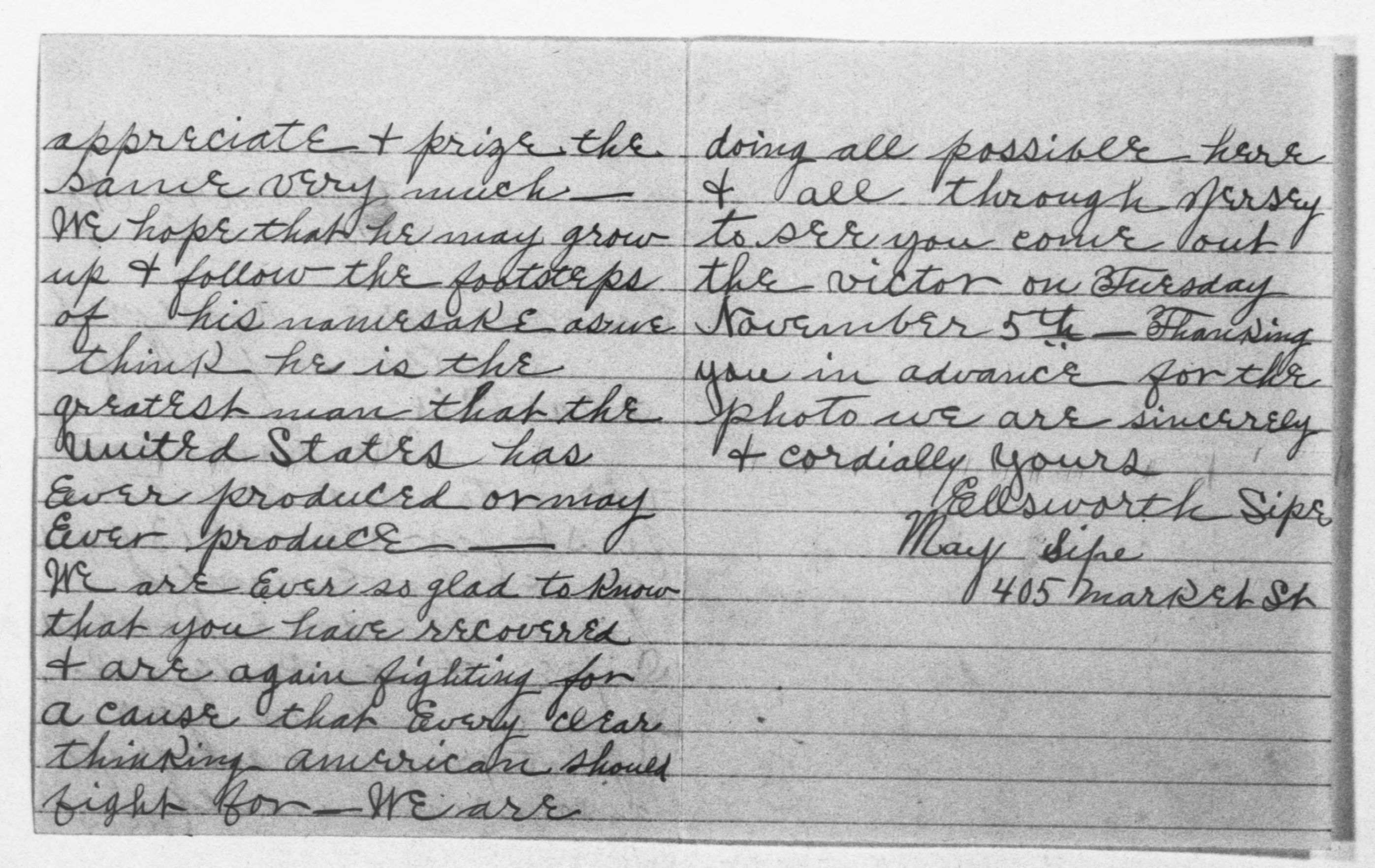 Scanned image of the current content page