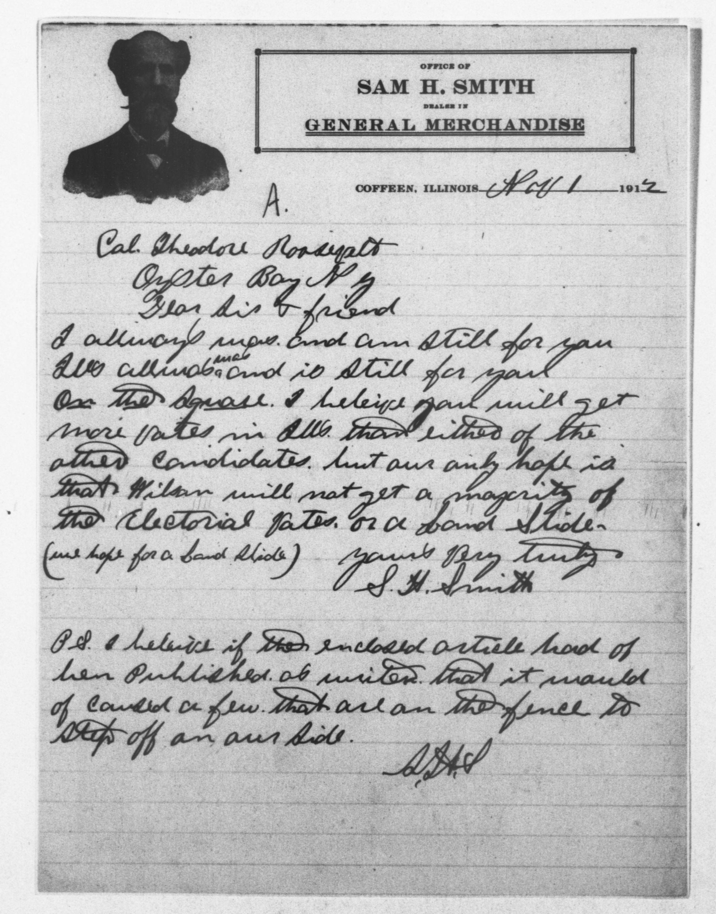 Scanned image of the current content page