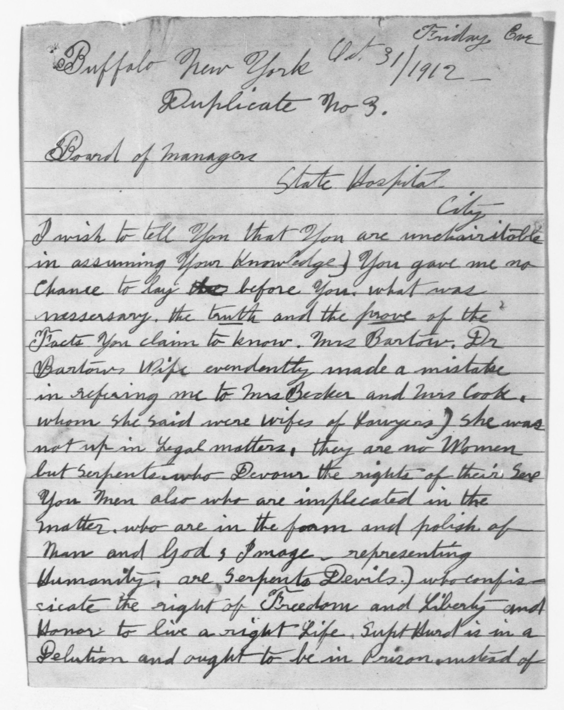 Scanned image of the current content page