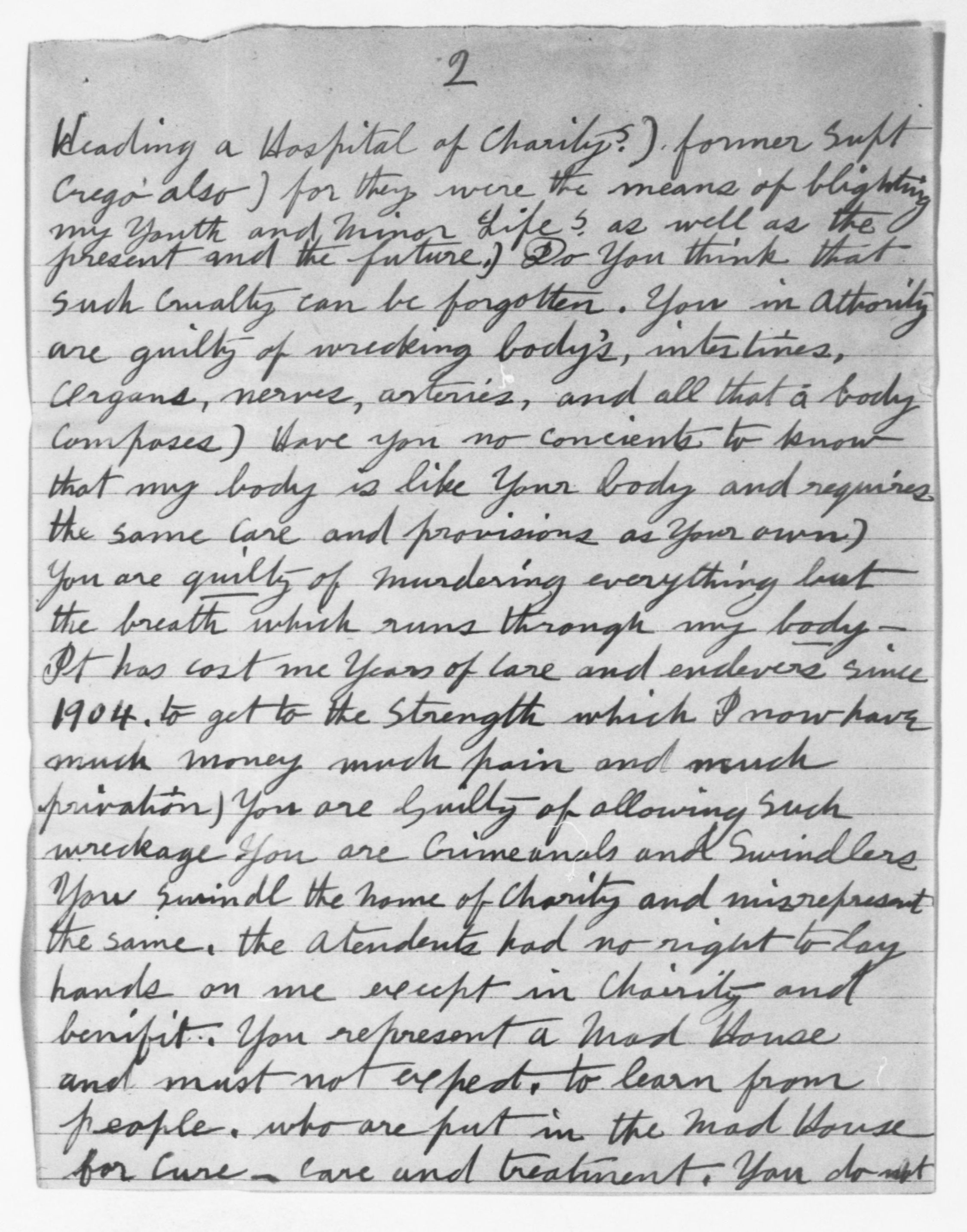 Scanned image of the current content page