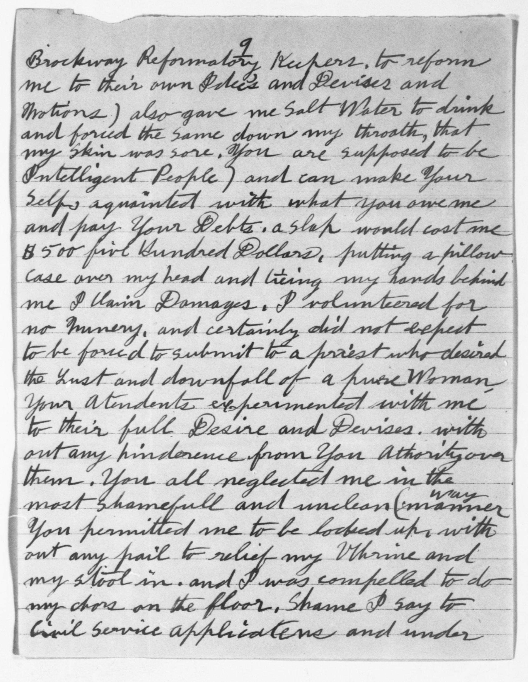 Scanned image of the current content page