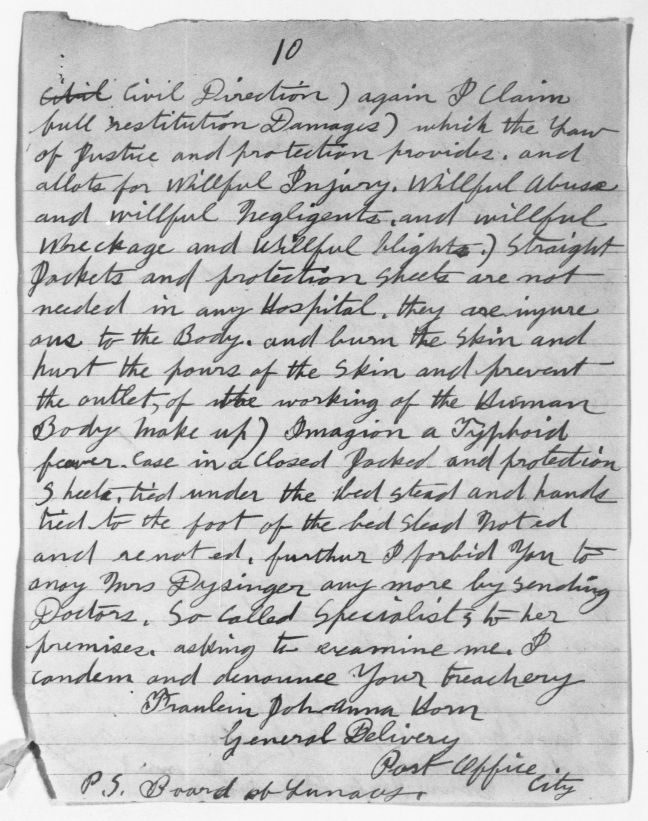 Scanned image of the current content page