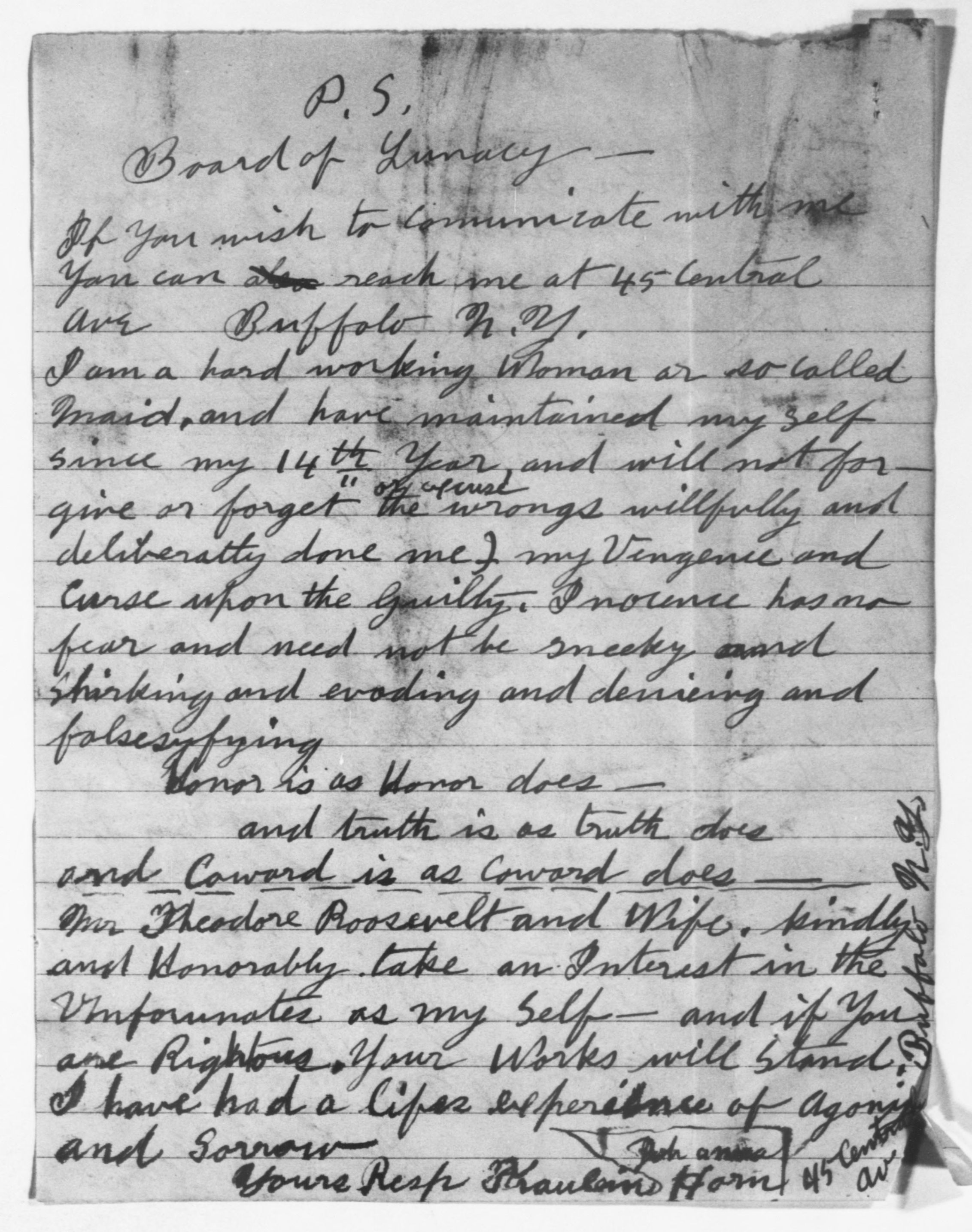 Scanned image of the current content page