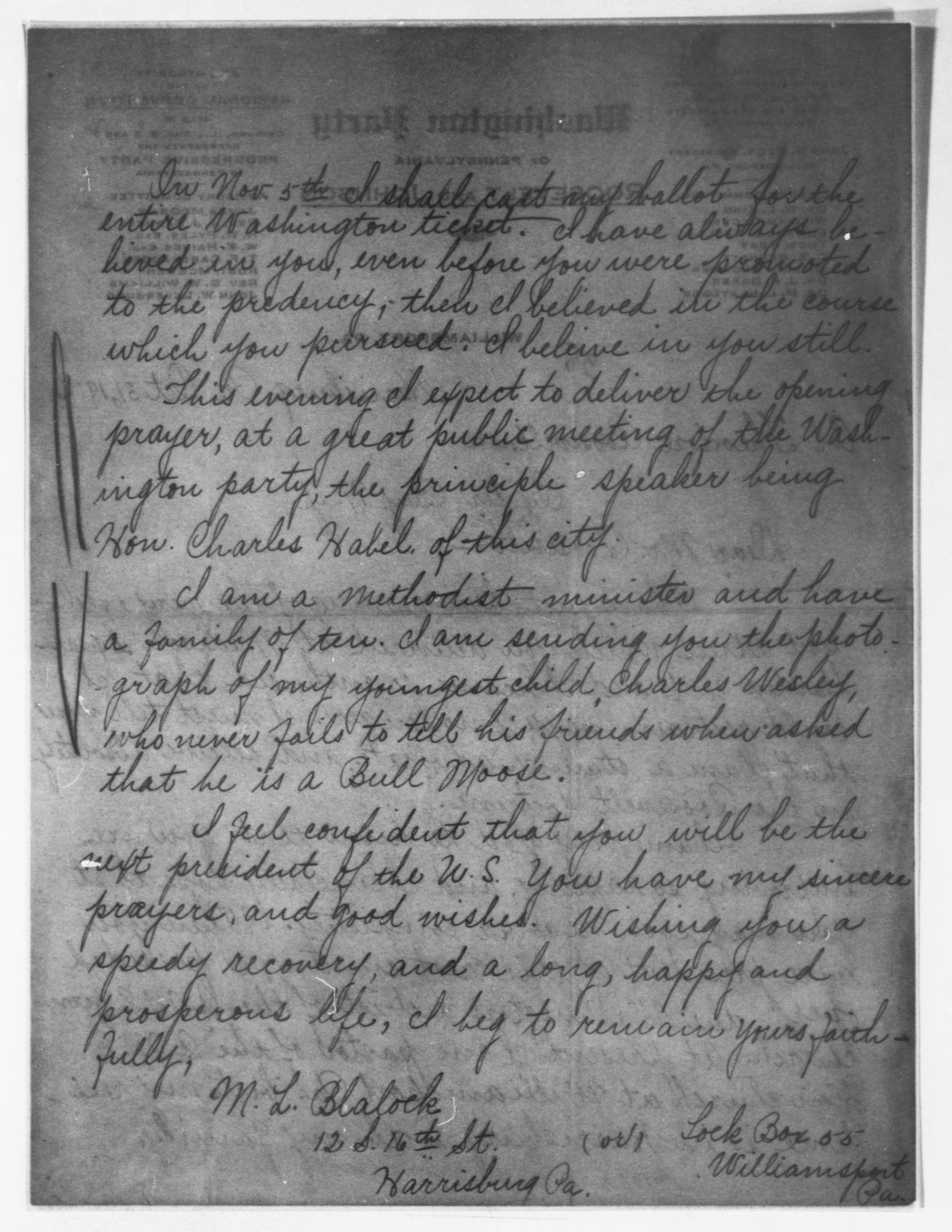 Scanned image of the current content page