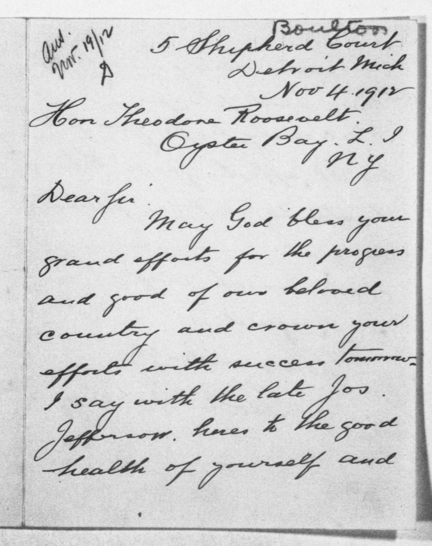 Scanned image of the current content page