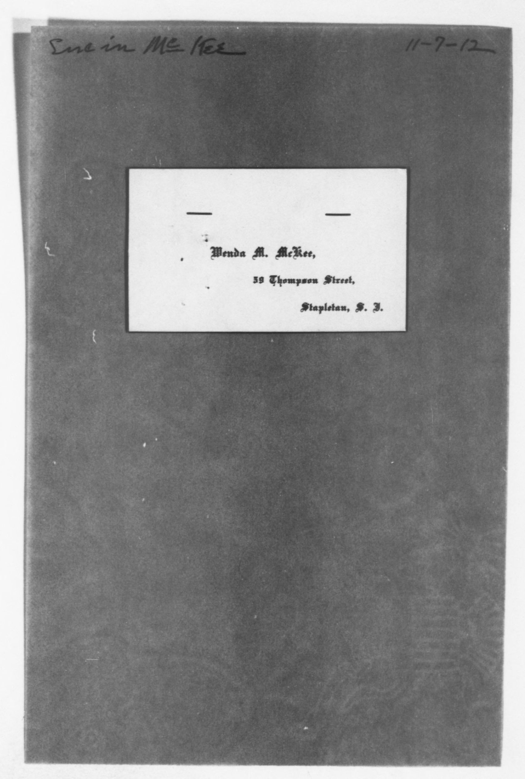 Scanned image of the current content page