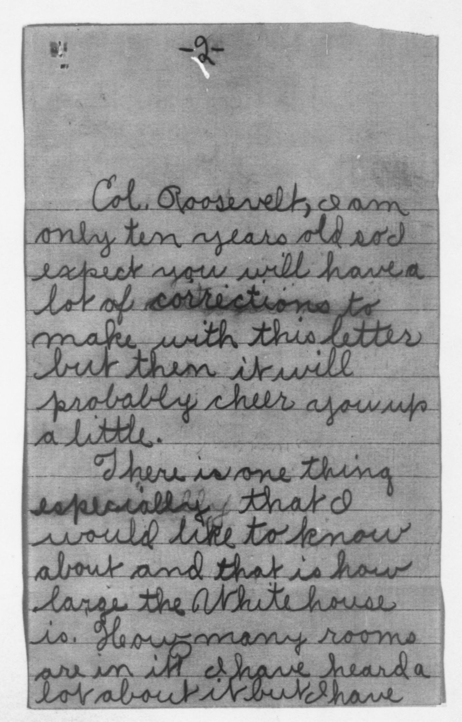 Scanned image of the current content page