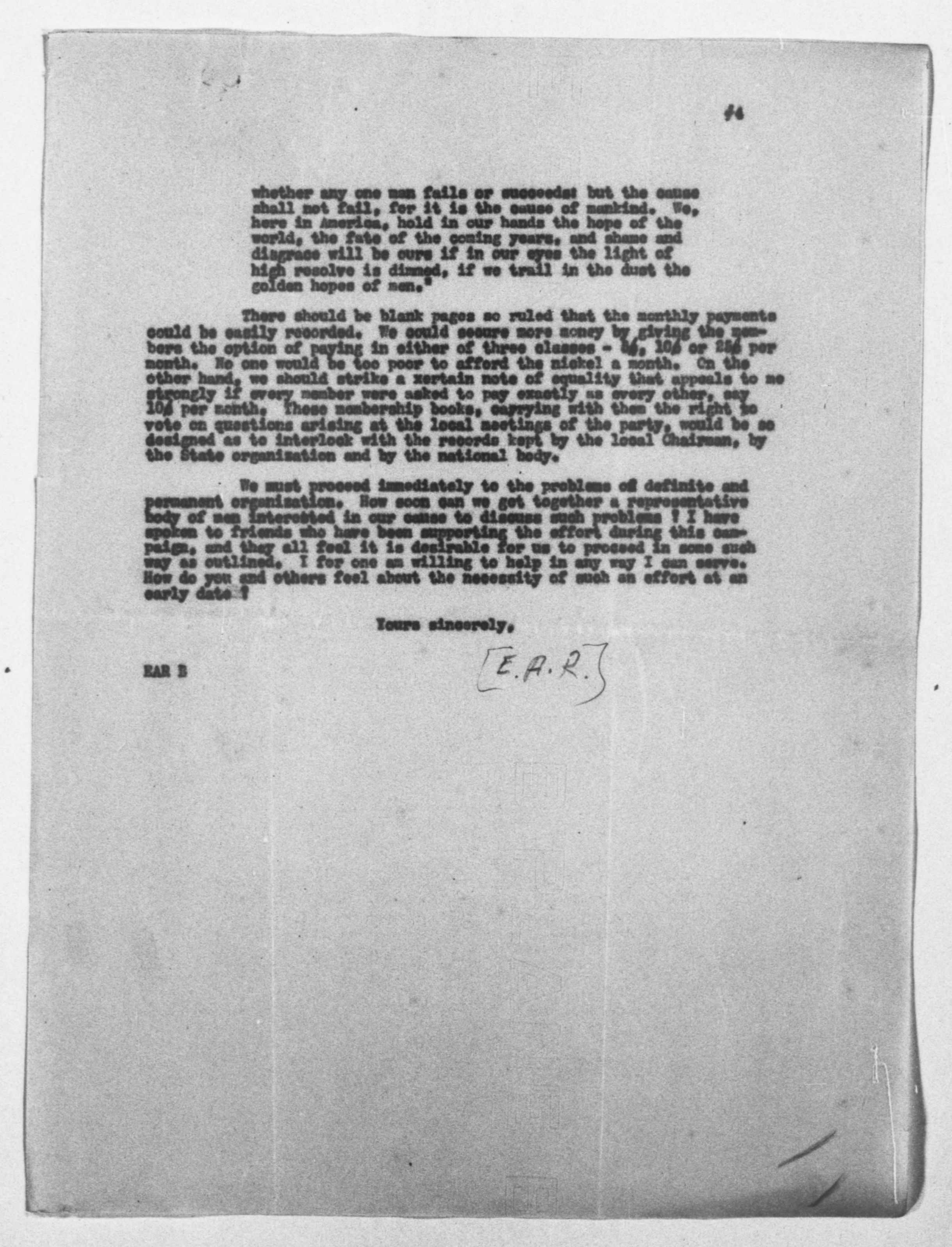 Scanned image of the current content page