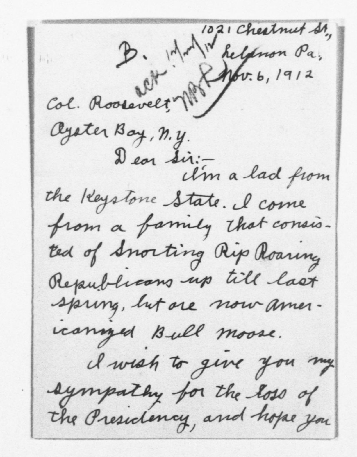 Scanned image of the current content page