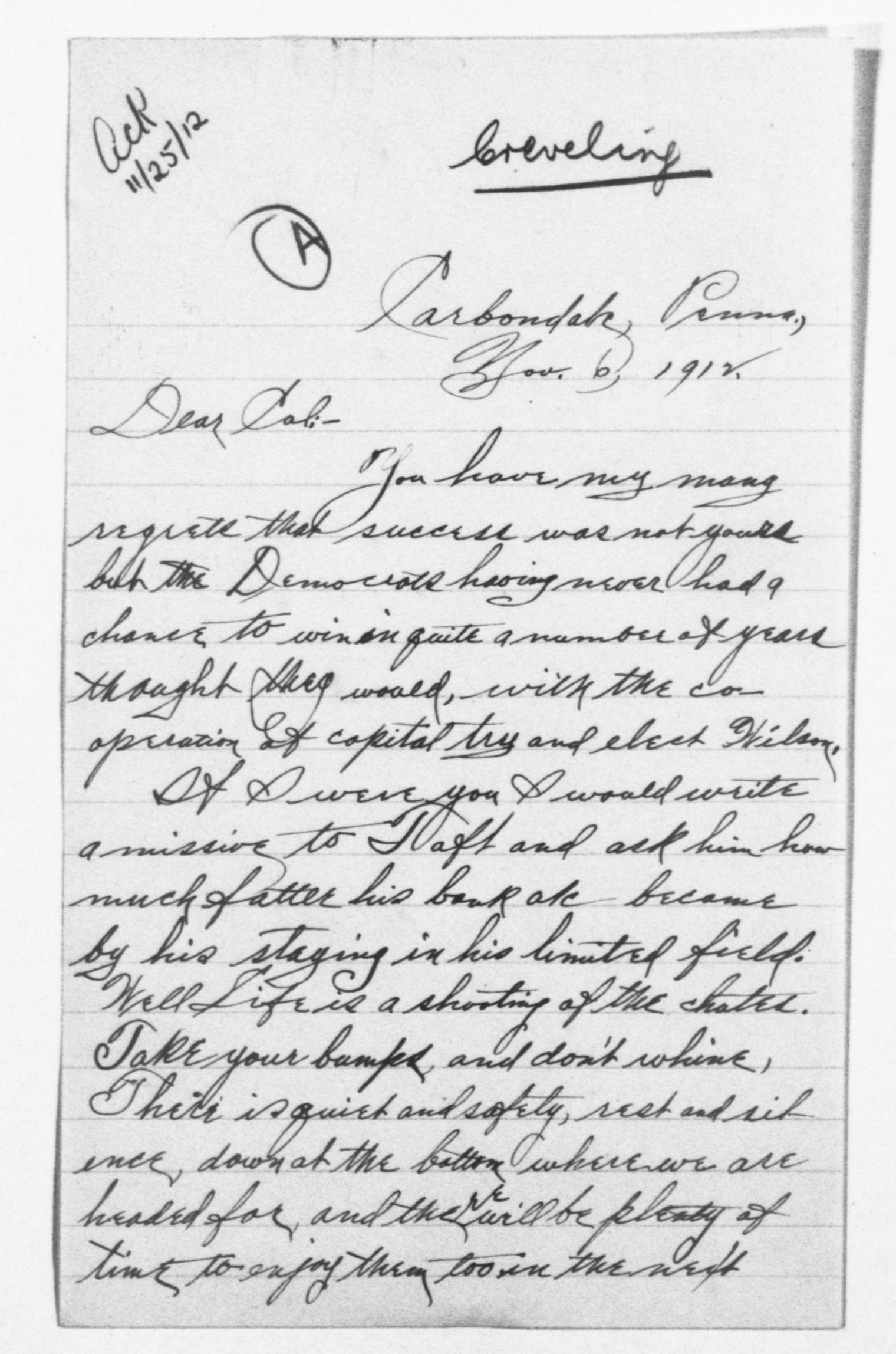 Scanned image of the current content page