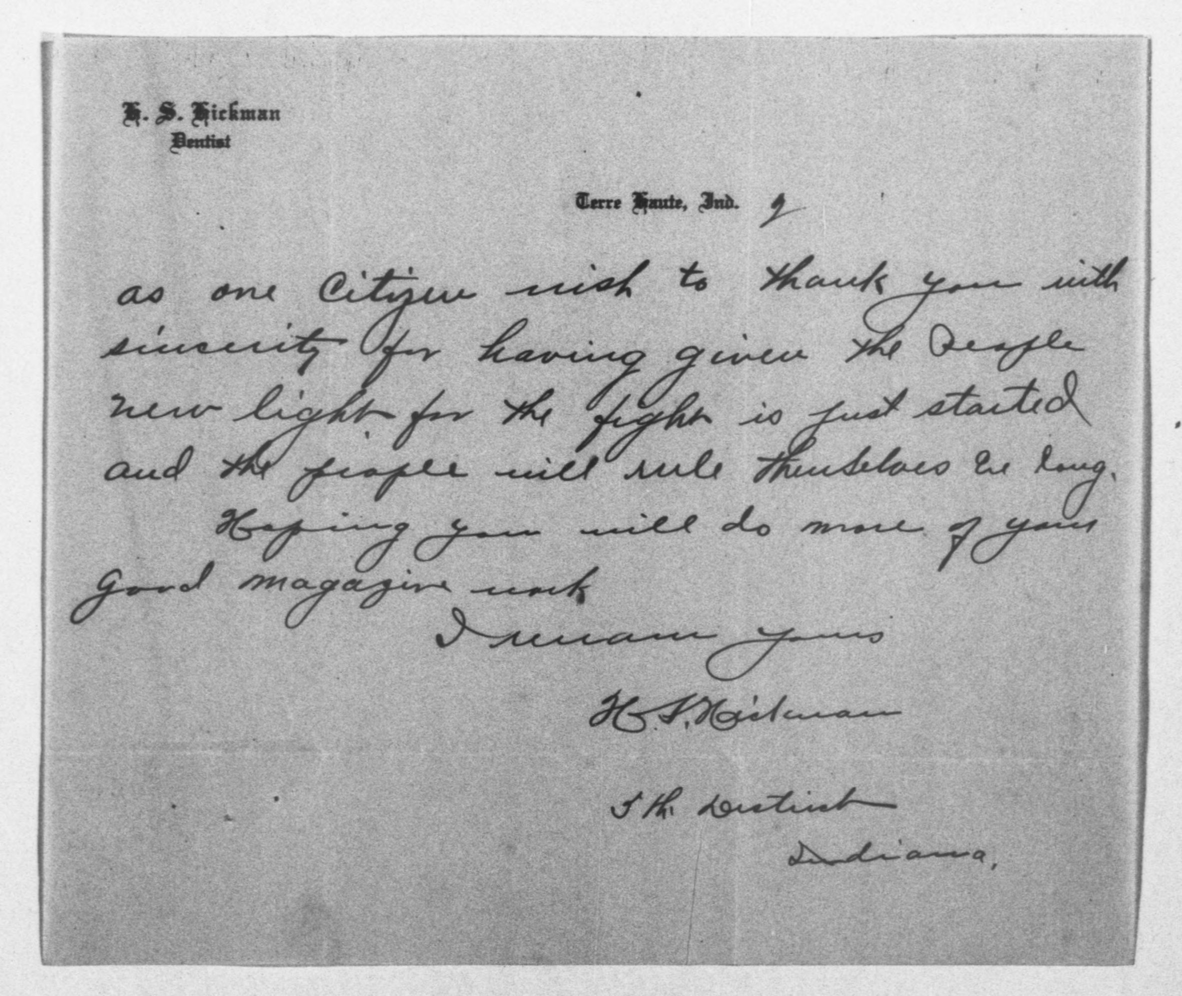 Scanned image of the current content page