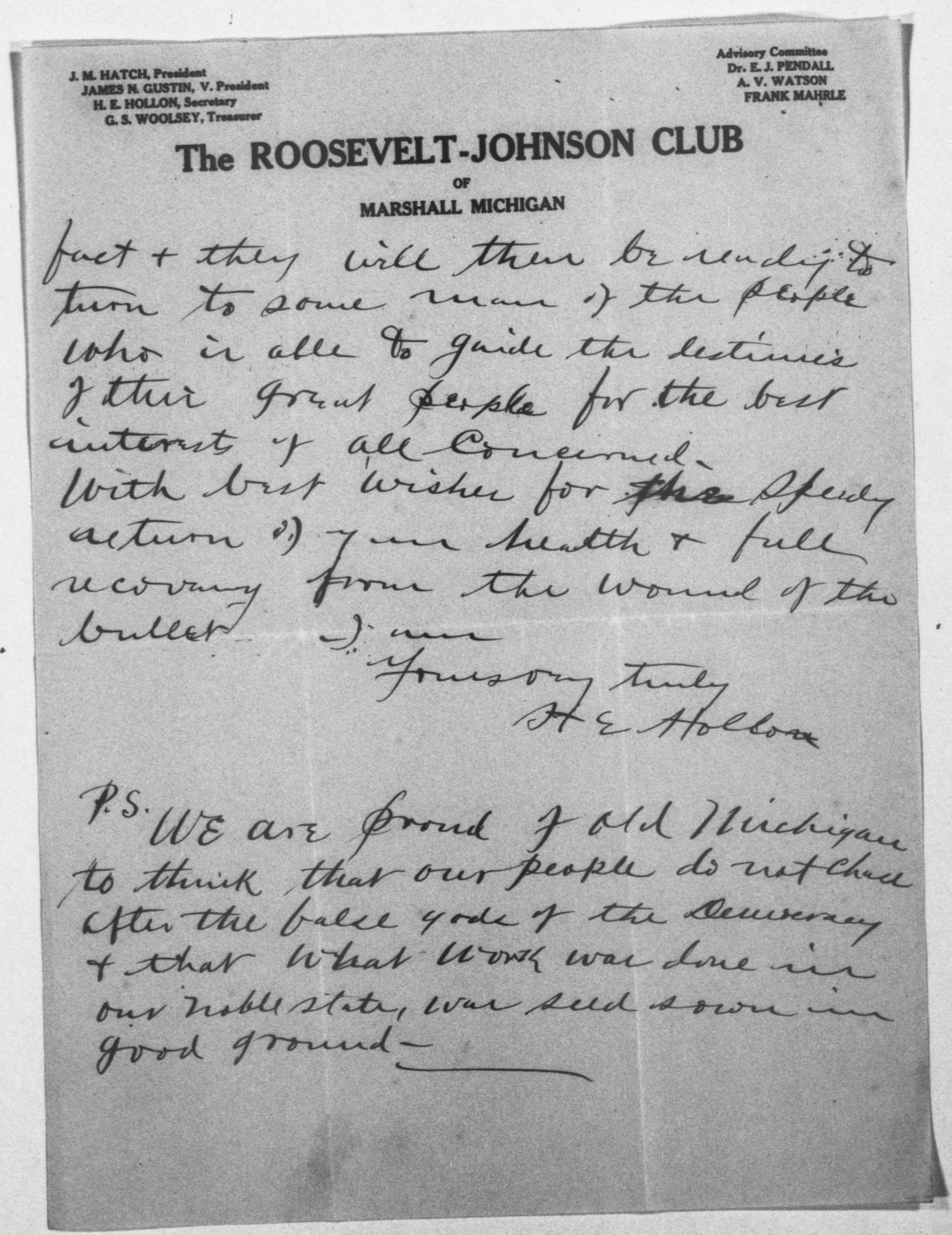 Scanned image of the current content page