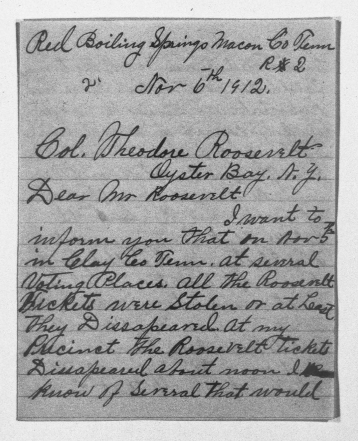 Scanned image of the current content page