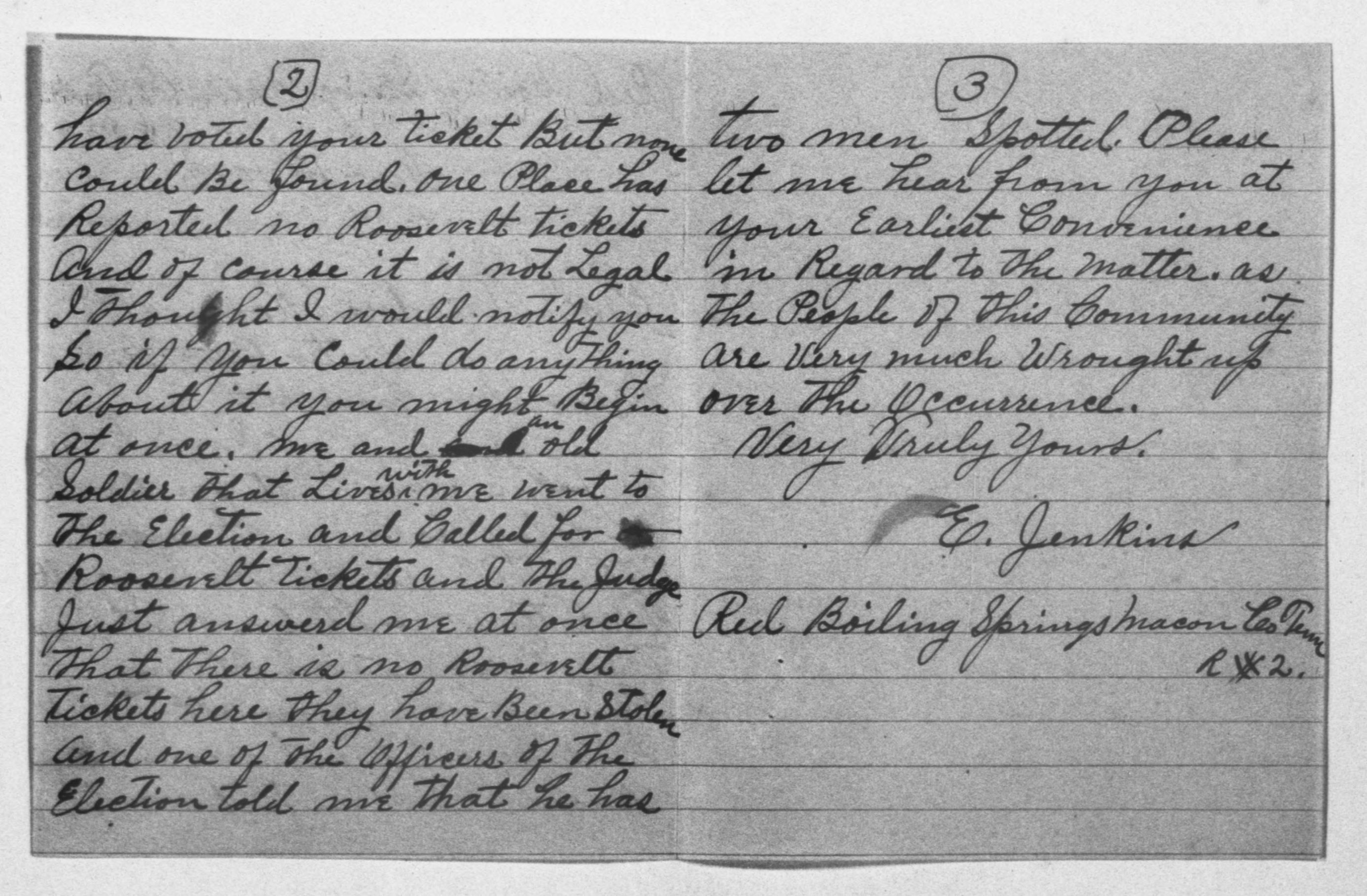 Scanned image of the current content page