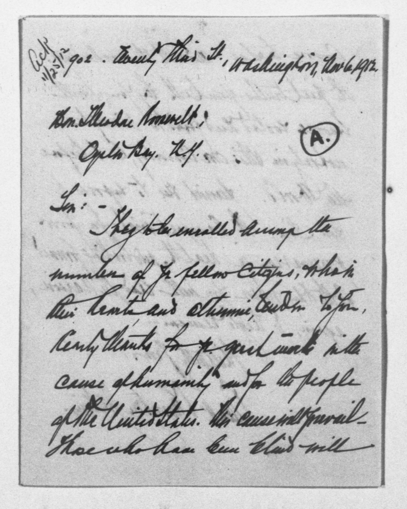 Scanned image of the current content page