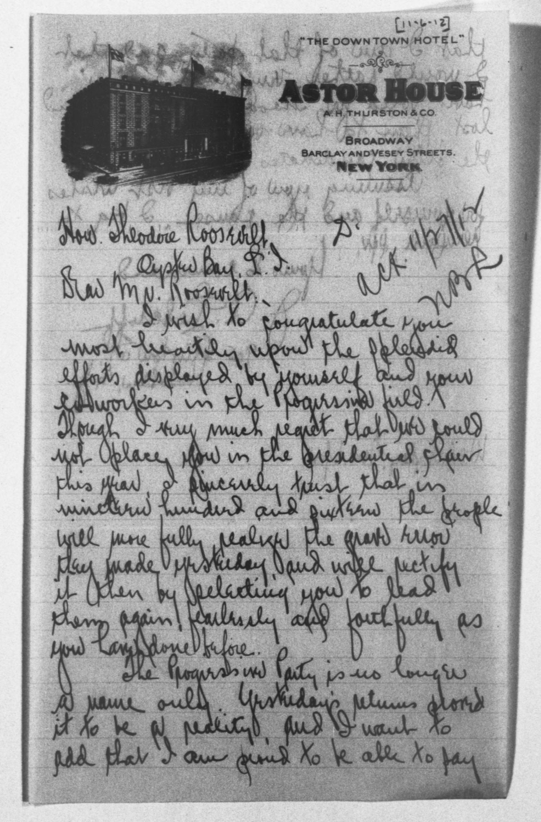 Scanned image of the current content page