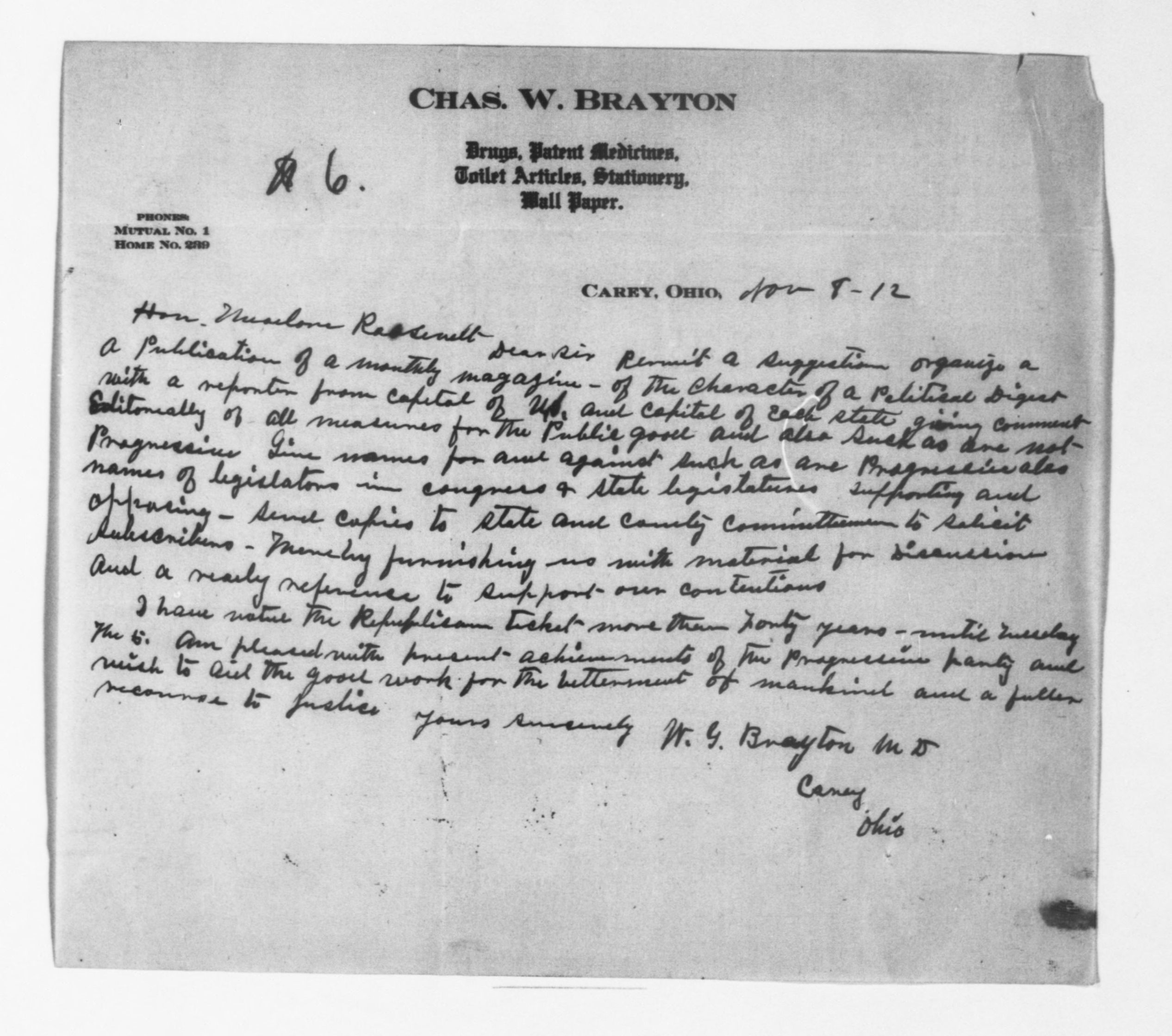 Scanned image of the current content page