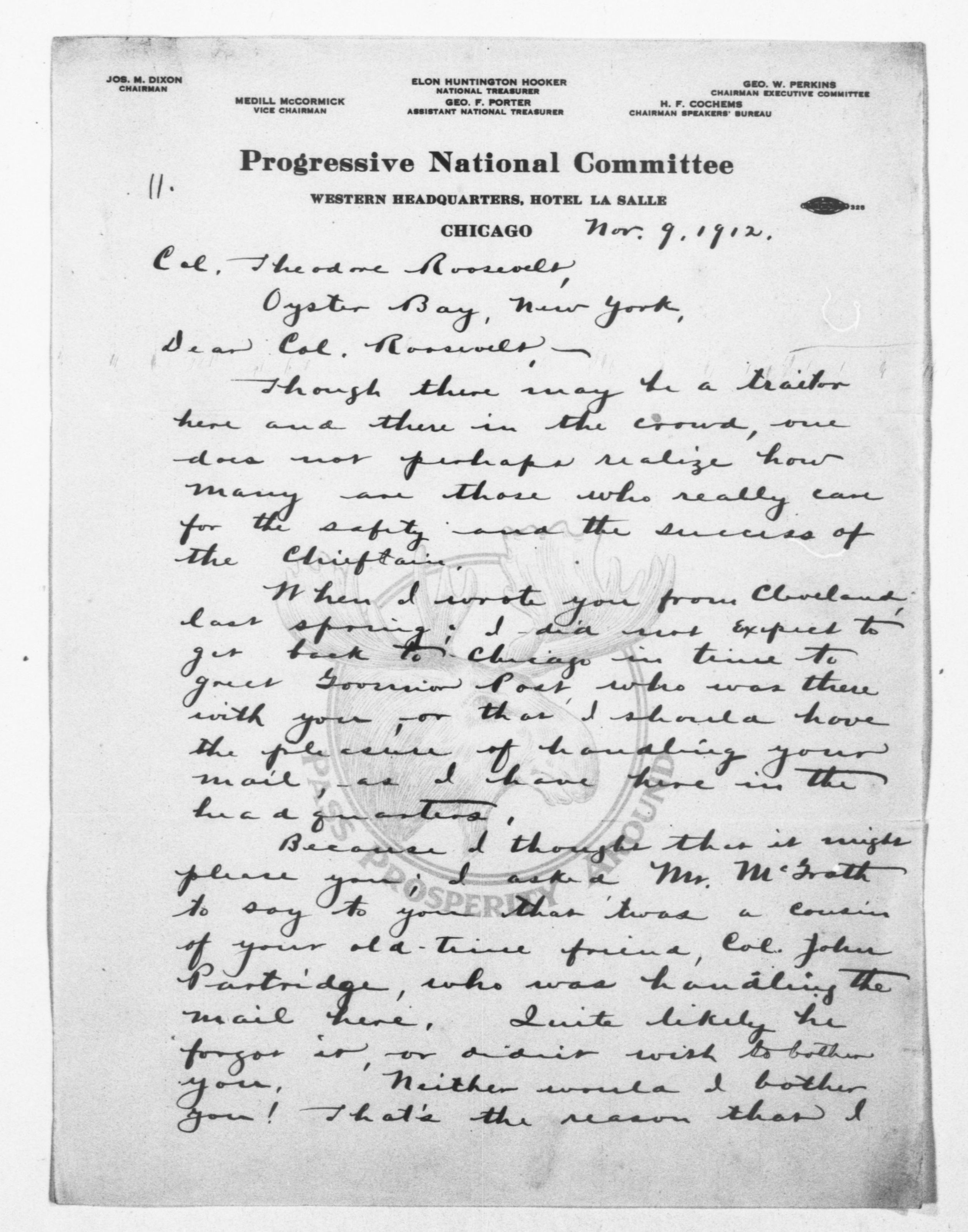 Scanned image of the current content page