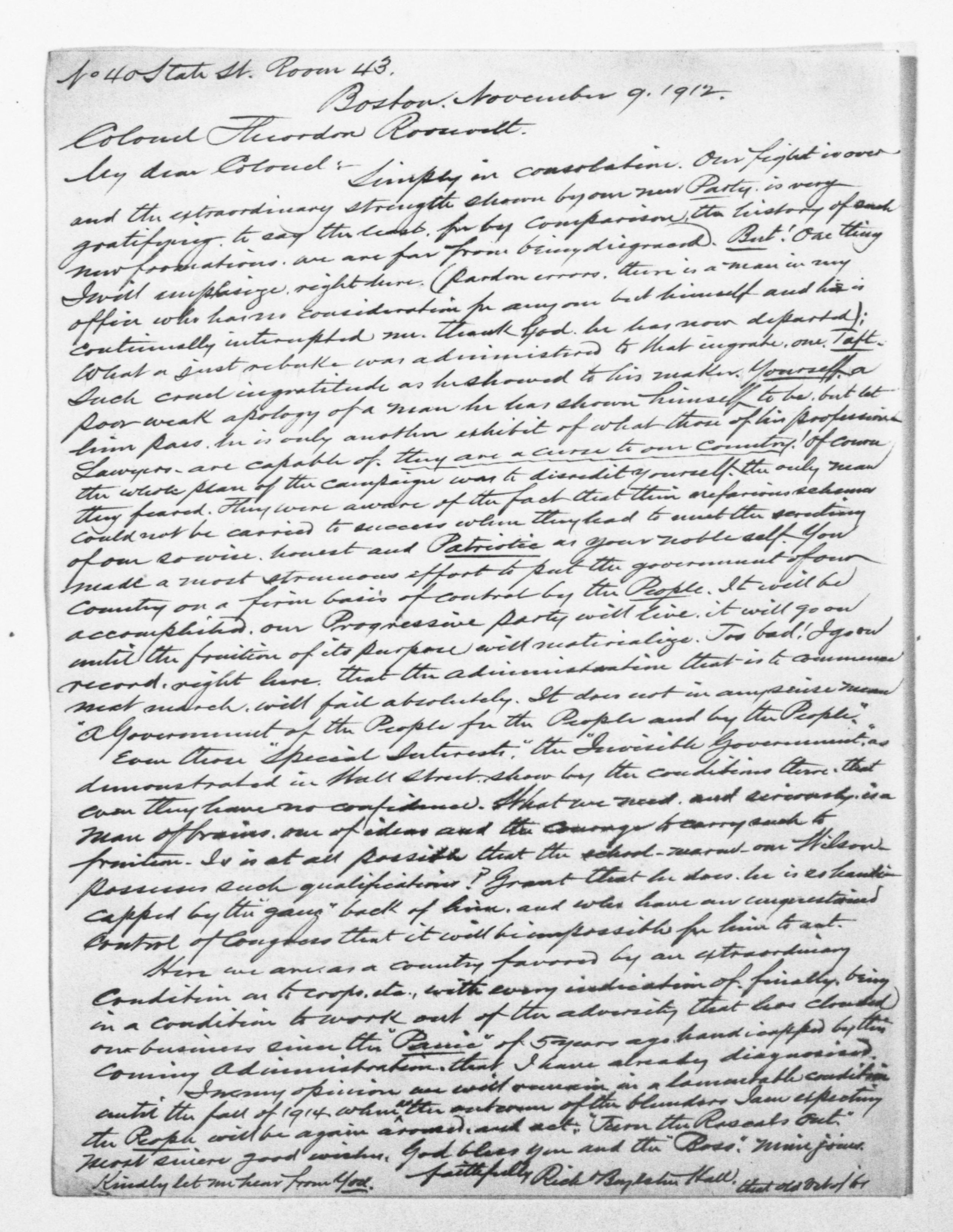 Scanned image of the current content page